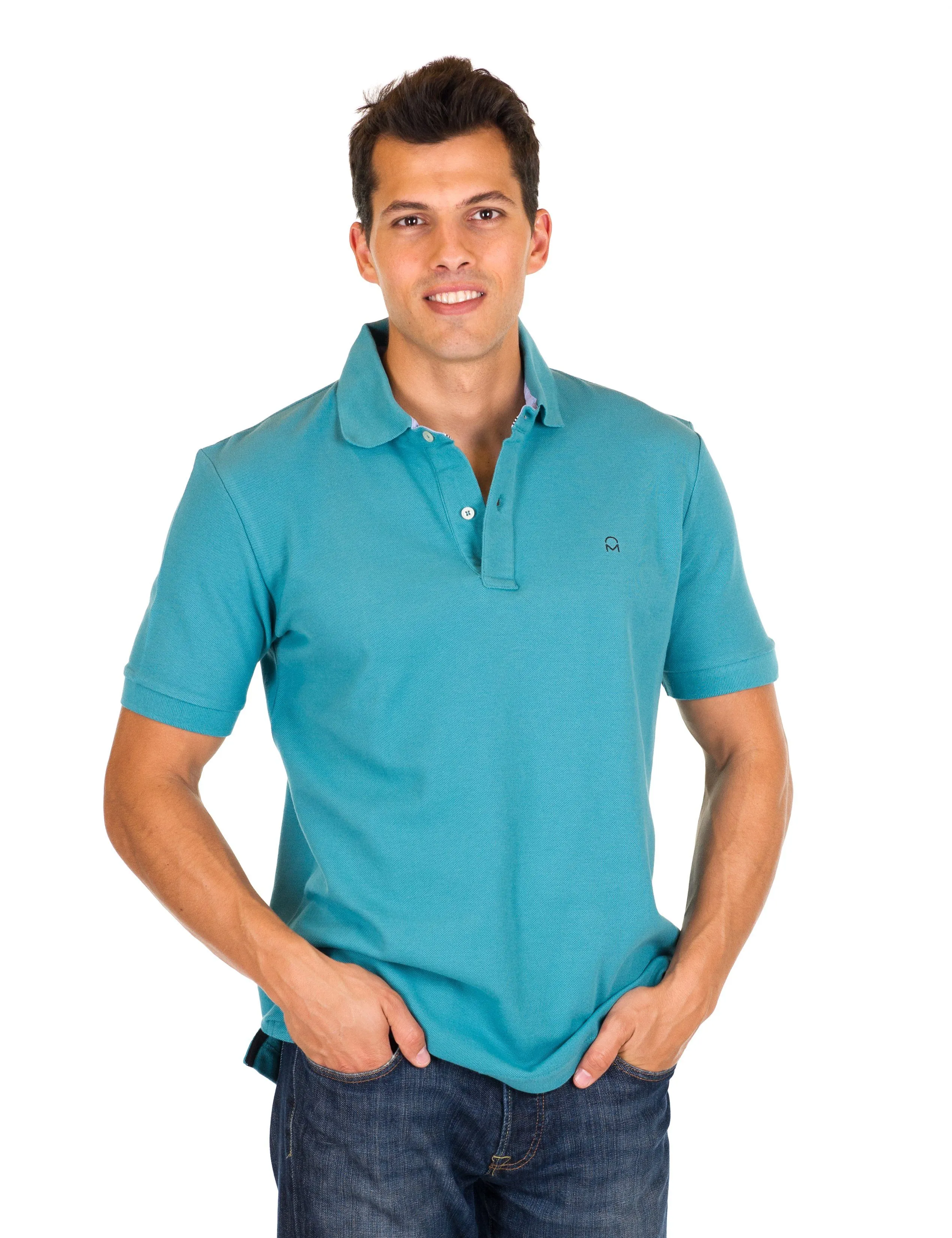 Mens 100% Cotton Pique Polo - Regular Fit