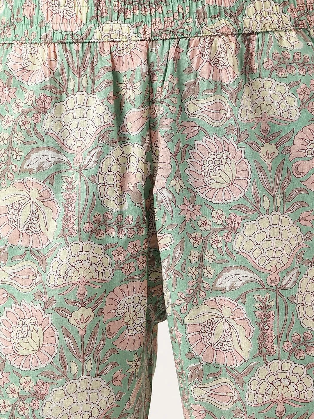 Mint Green Printed Loungewear/Nightwear