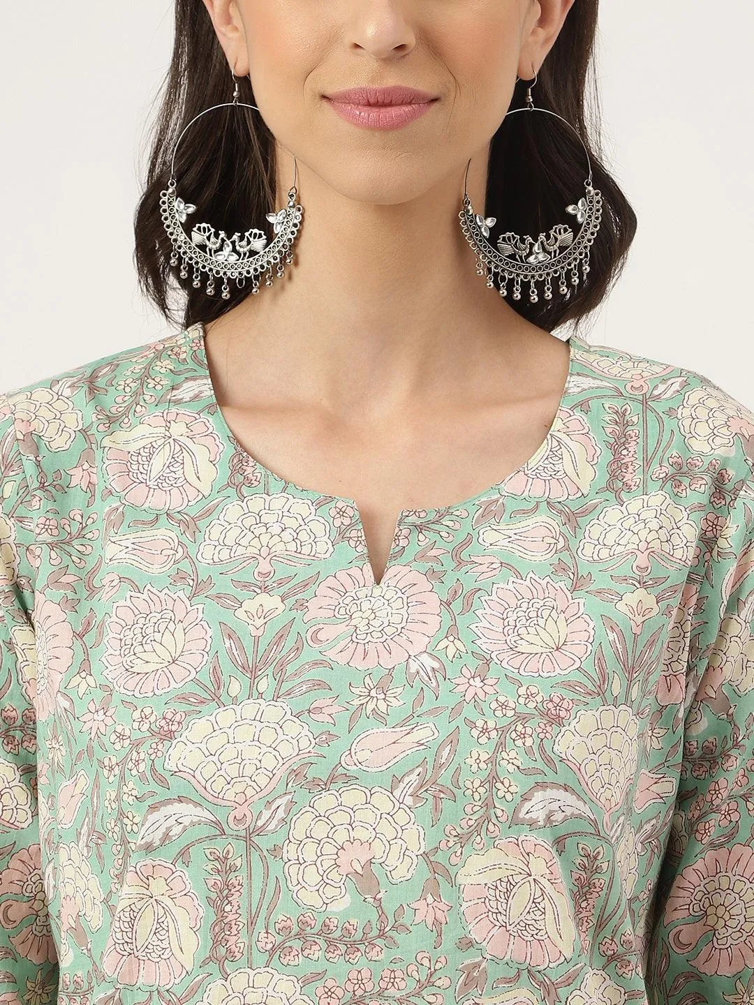 Mint Green Printed Loungewear/Nightwear