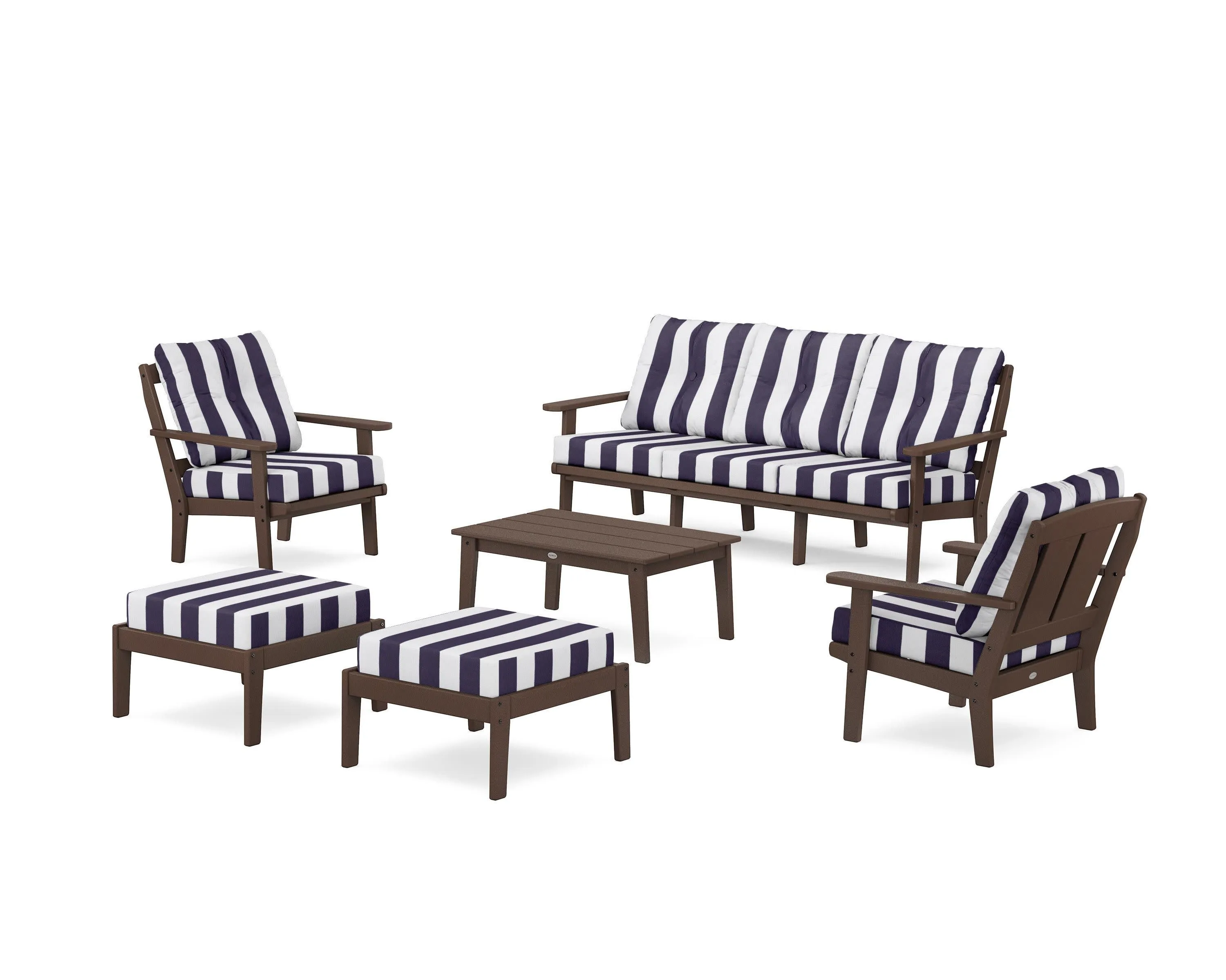 Mission 6-Piece Lounge Sofa Set