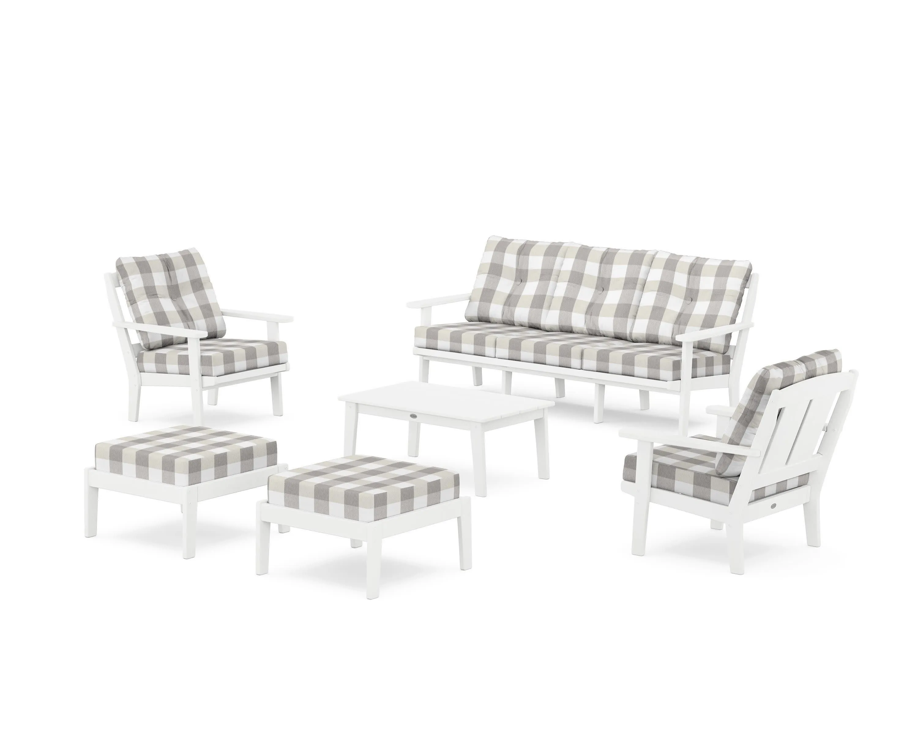 Mission 6-Piece Lounge Sofa Set