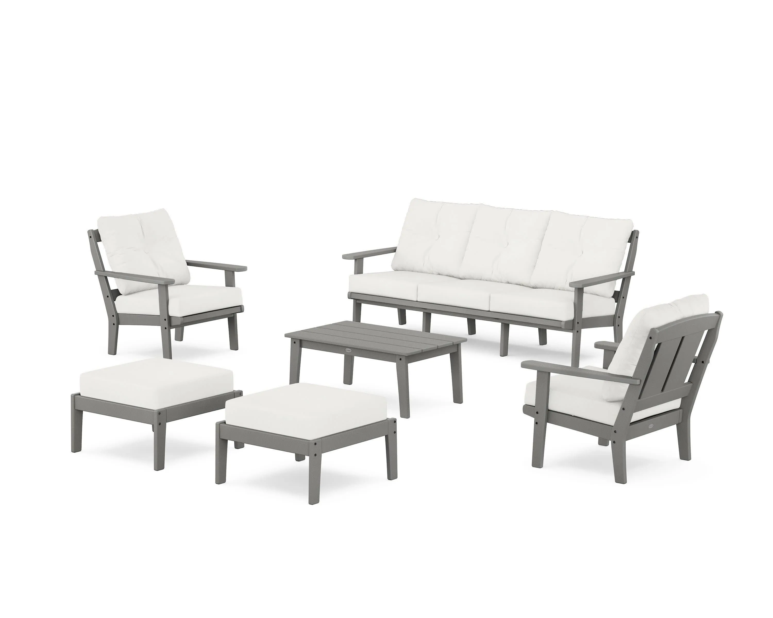 Mission 6-Piece Lounge Sofa Set