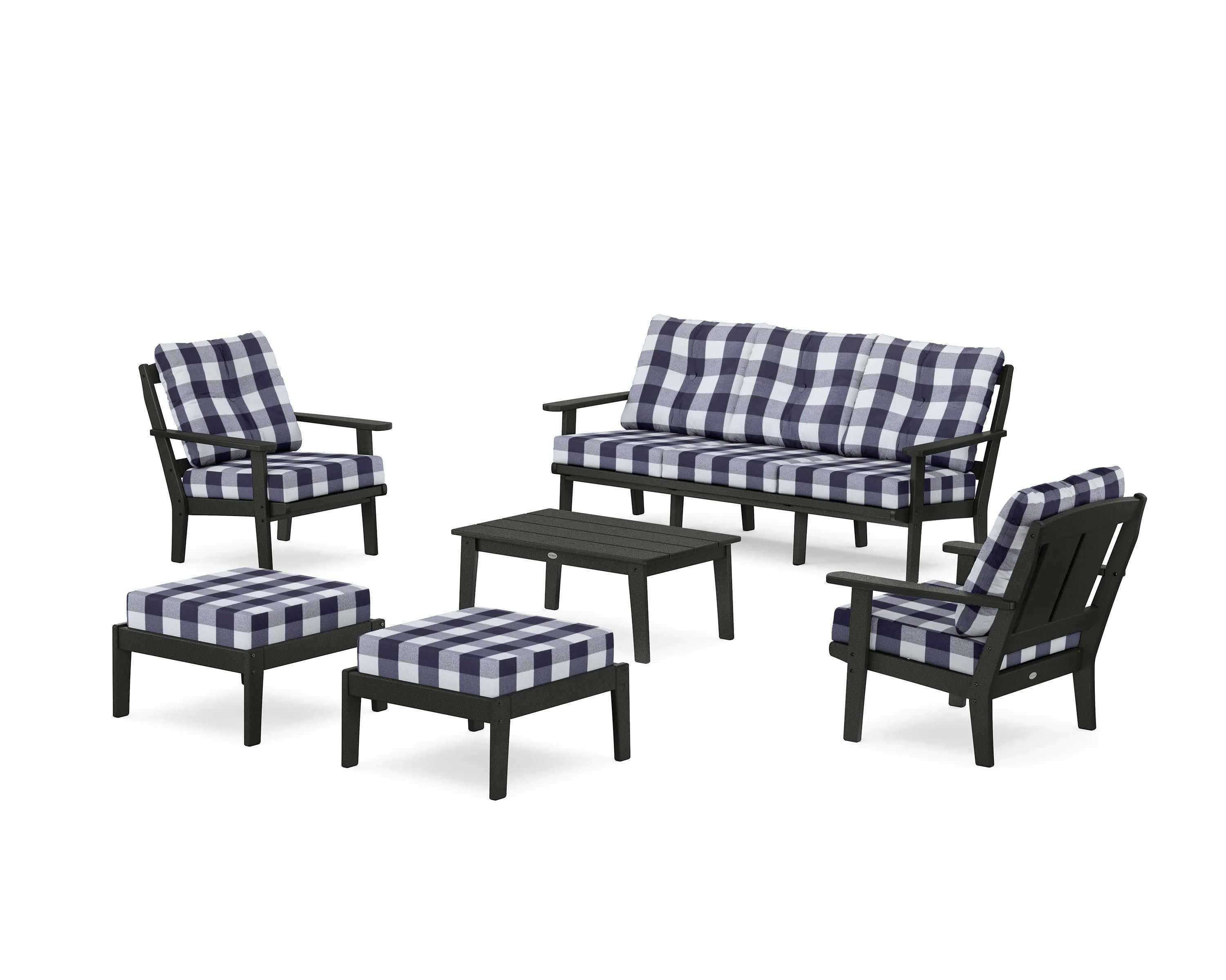 Mission 6-Piece Lounge Sofa Set