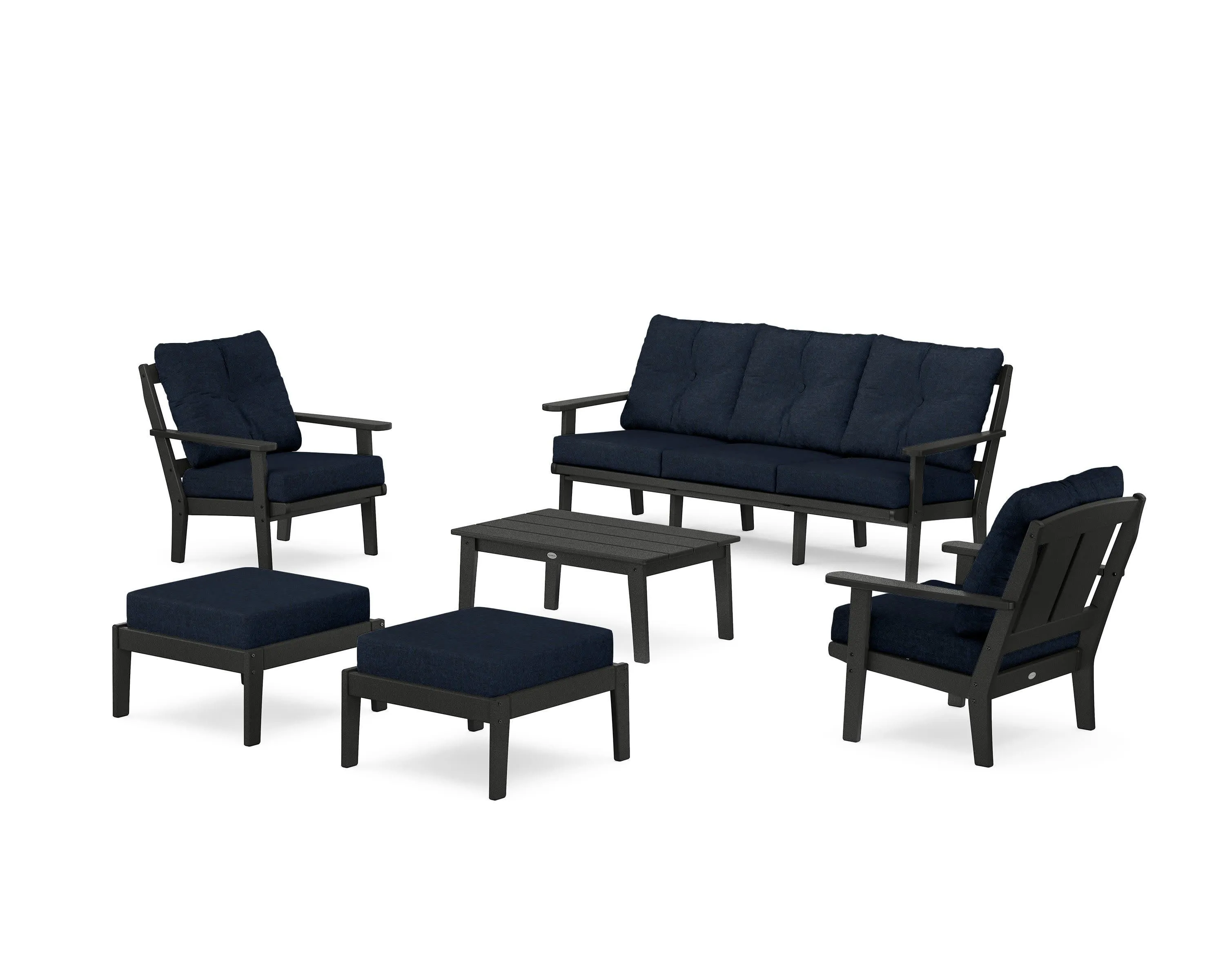 Mission 6-Piece Lounge Sofa Set