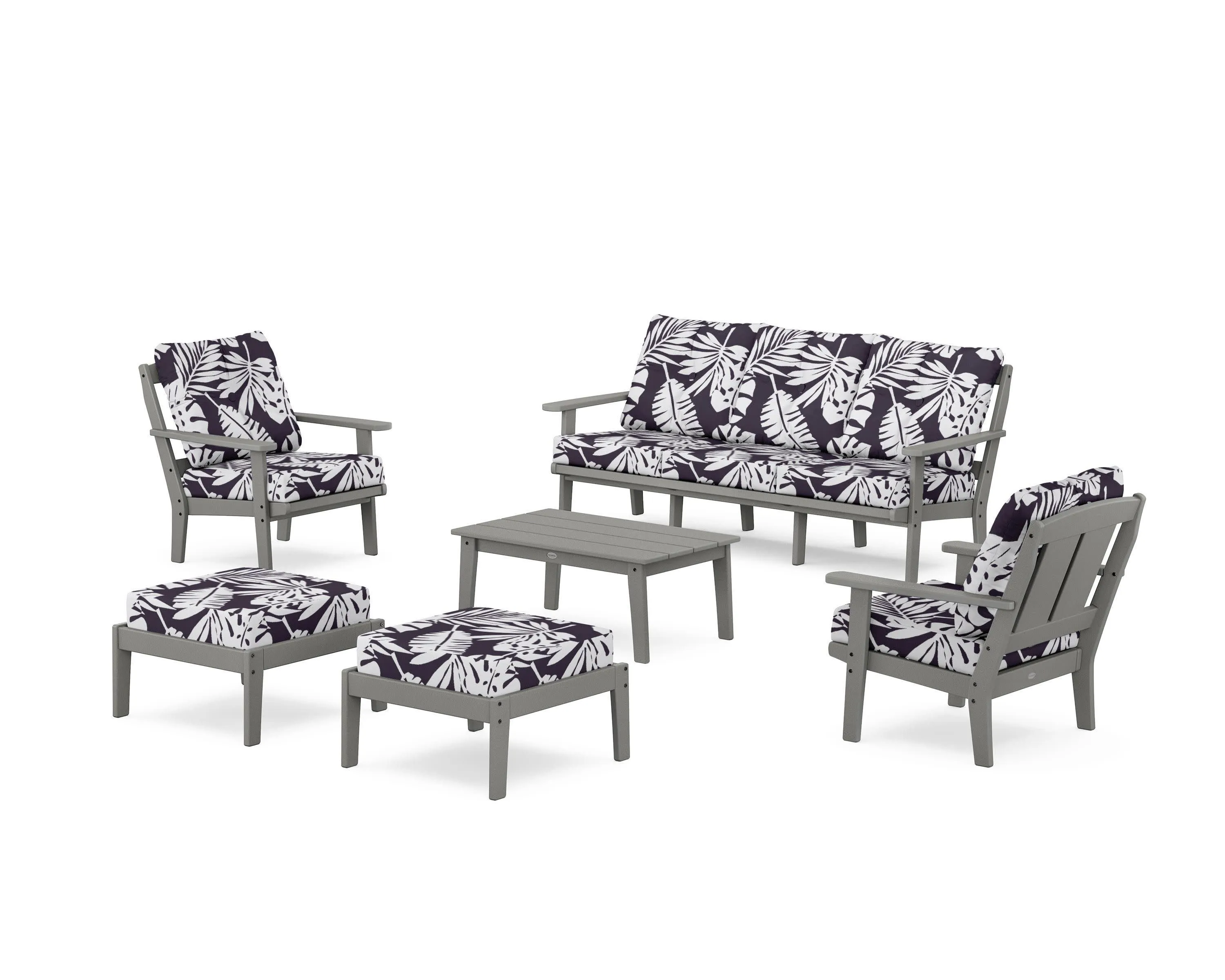 Mission 6-Piece Lounge Sofa Set