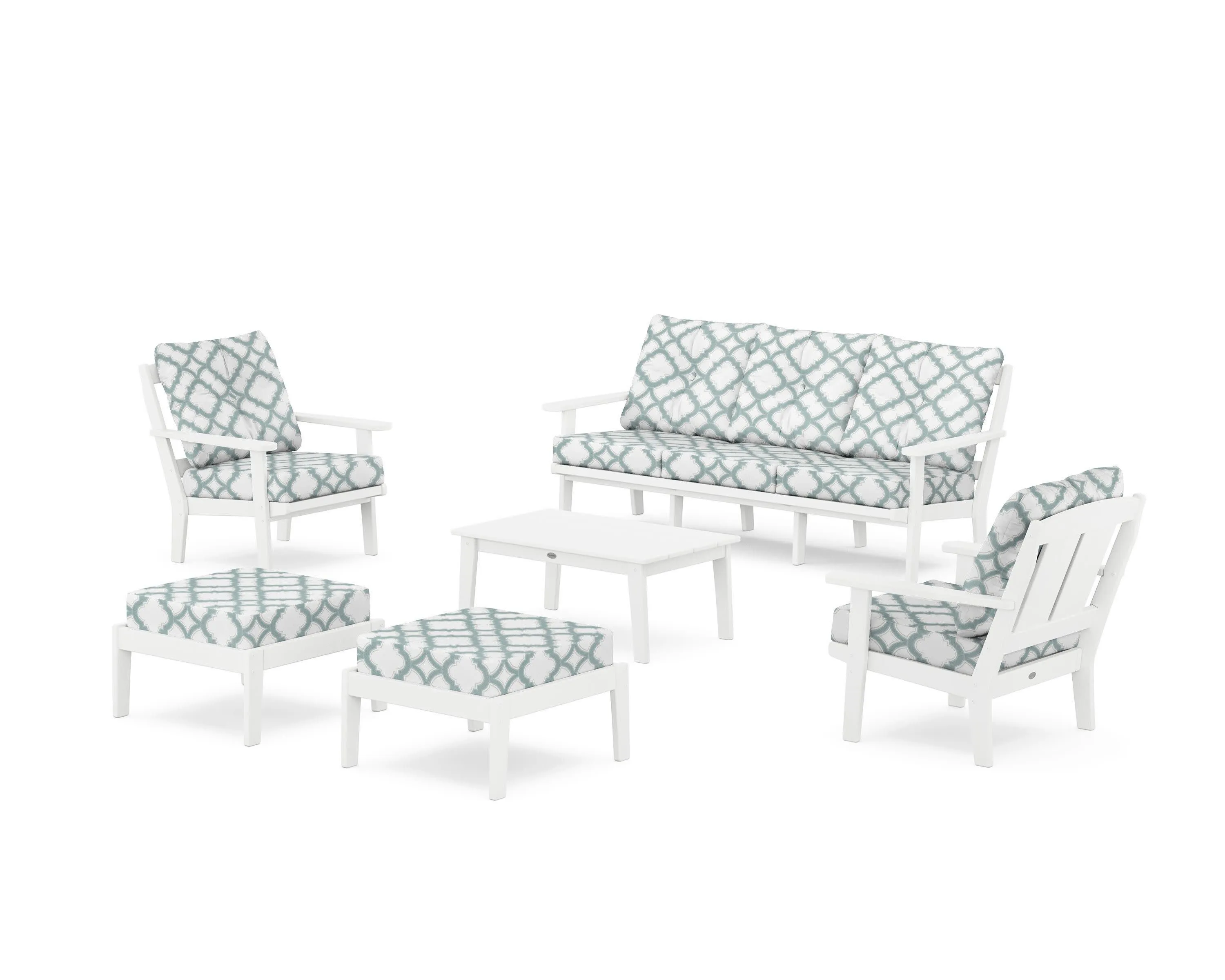 Mission 6-Piece Lounge Sofa Set