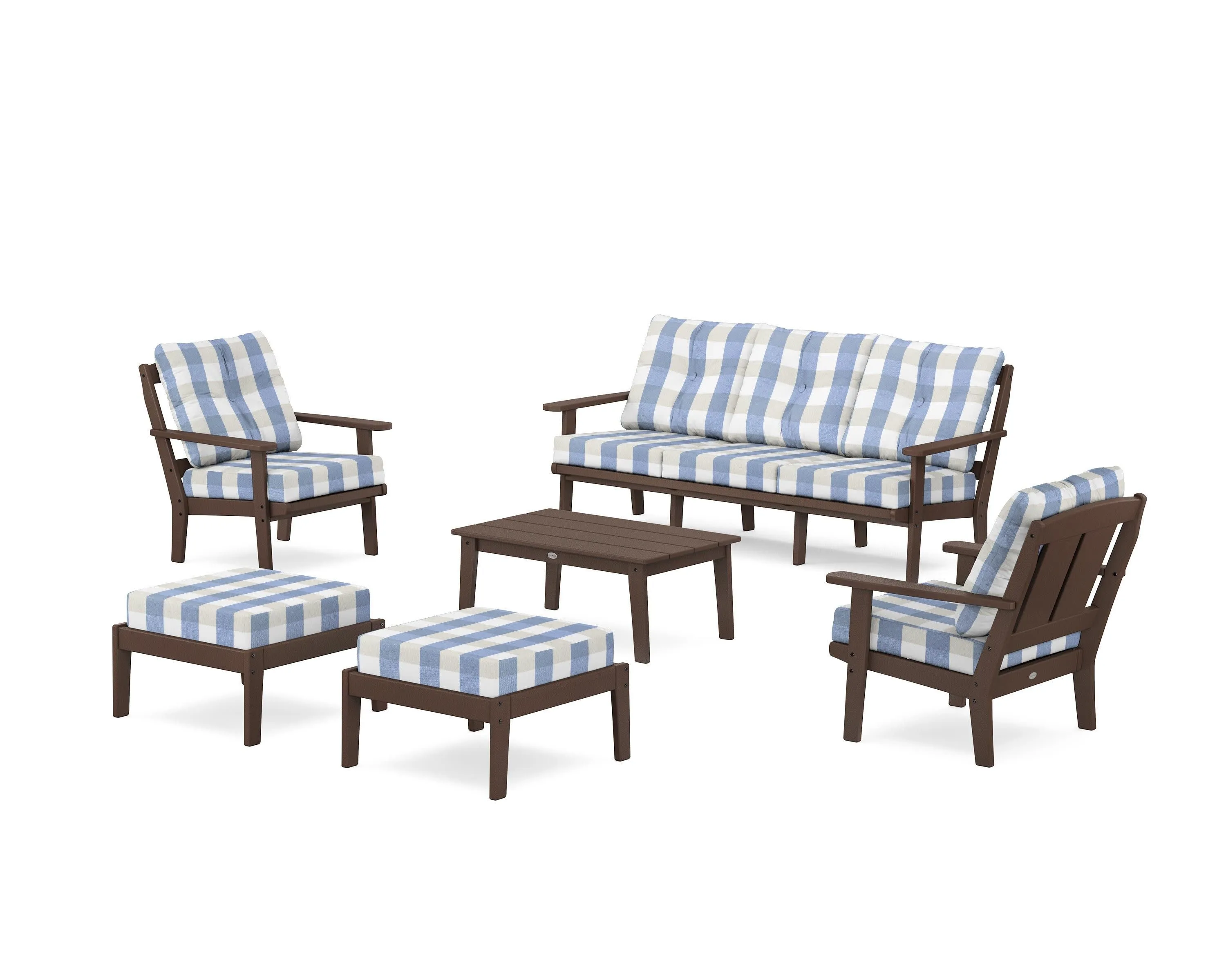 Mission 6-Piece Lounge Sofa Set