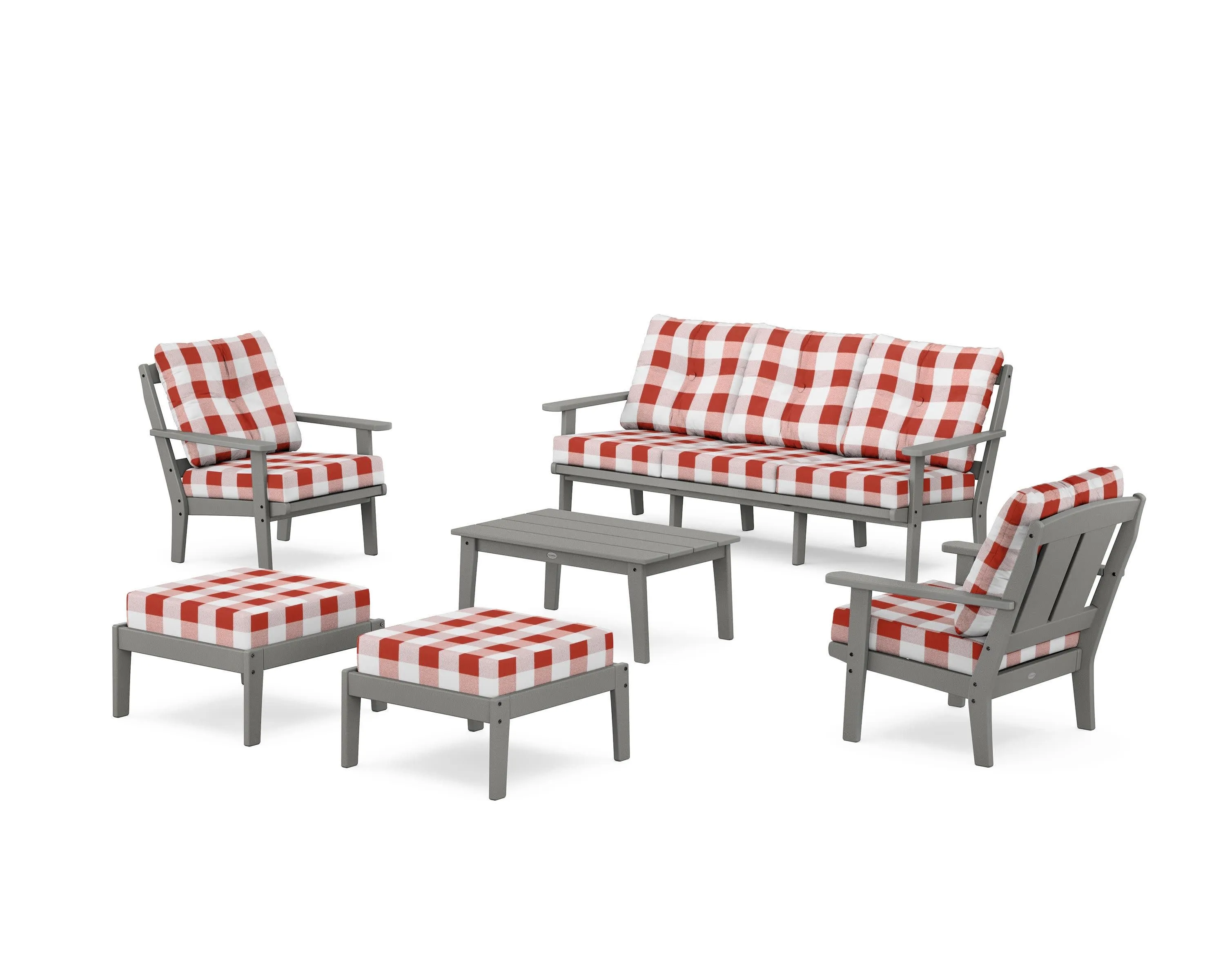 Mission 6-Piece Lounge Sofa Set