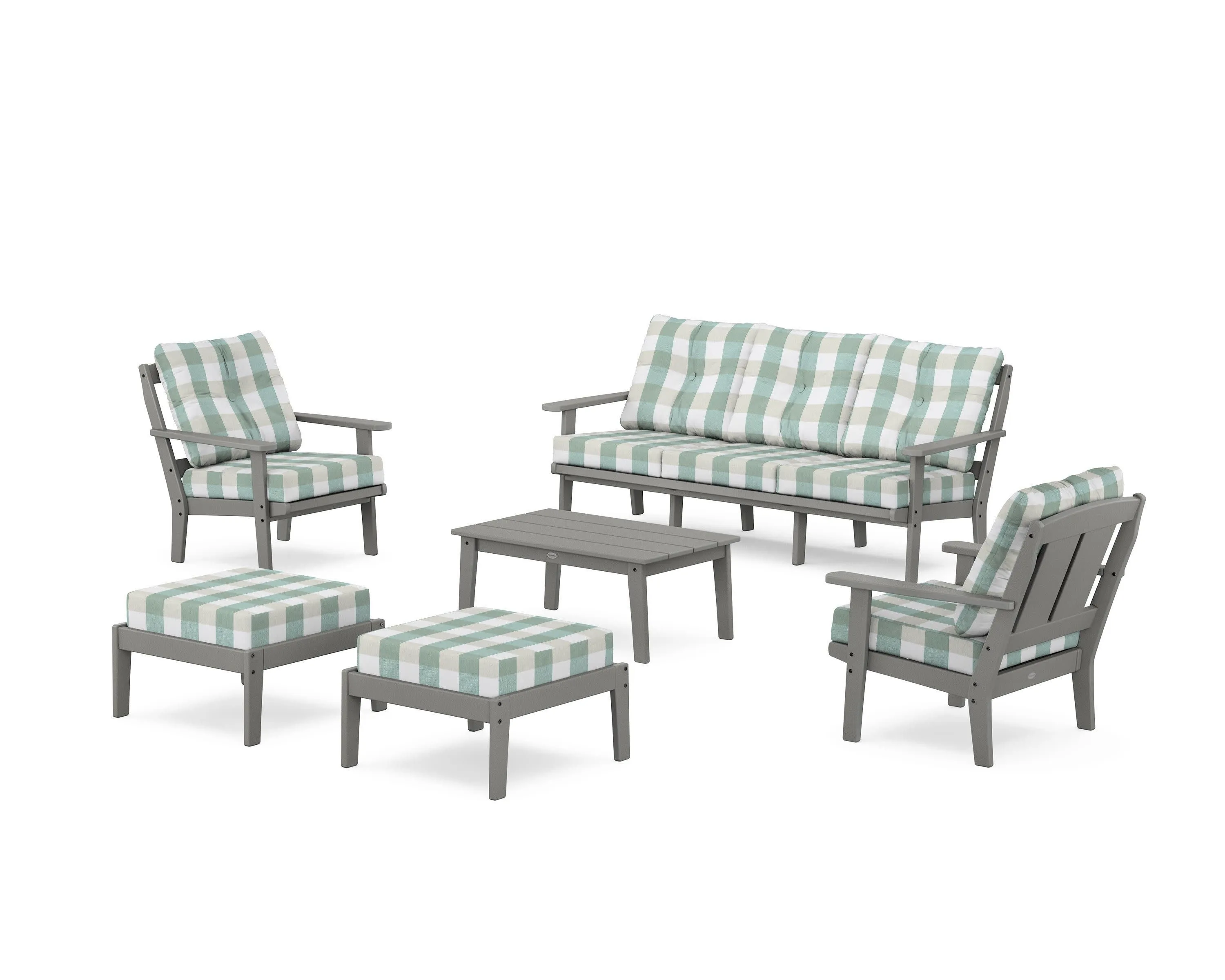 Mission 6-Piece Lounge Sofa Set