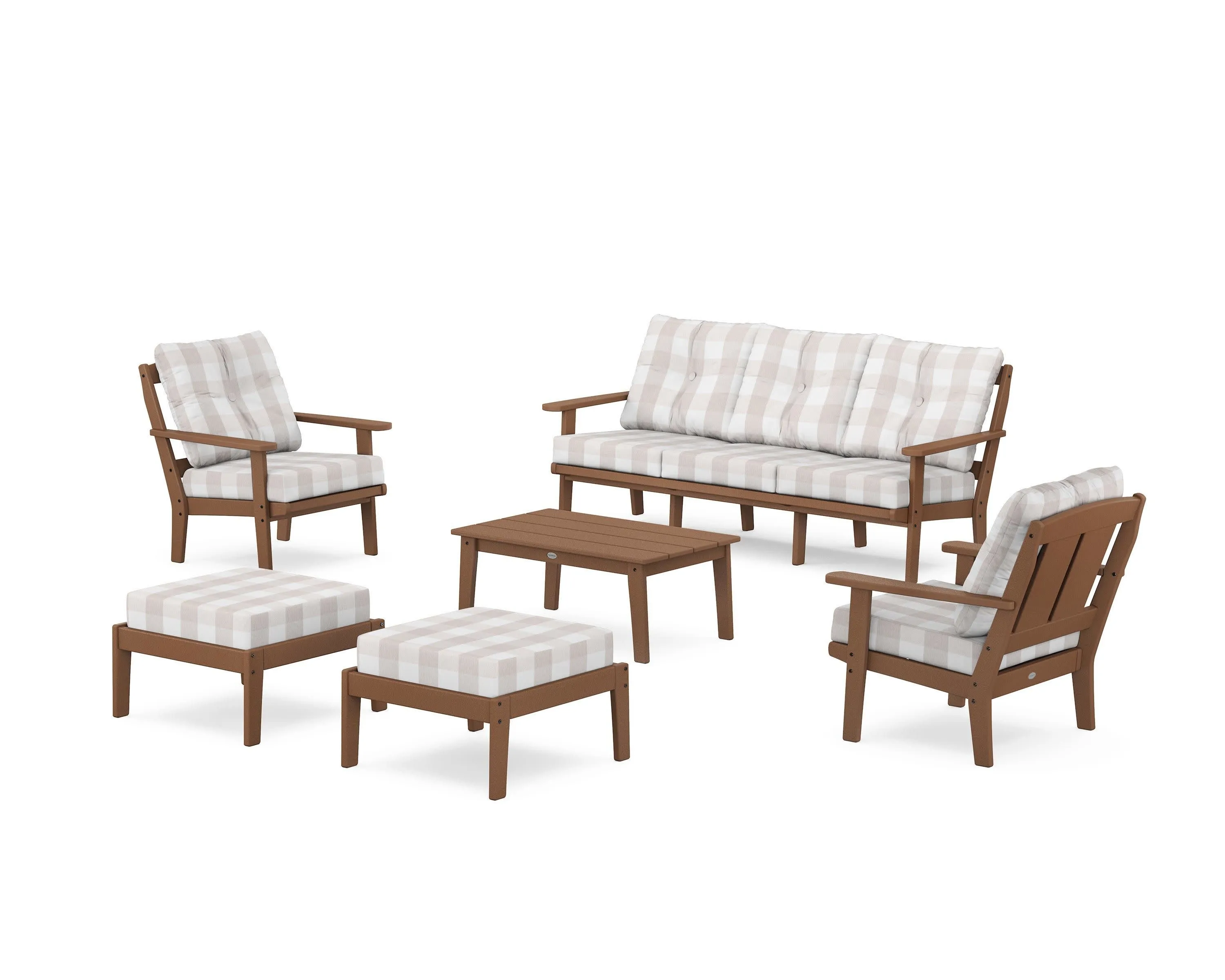 Mission 6-Piece Lounge Sofa Set