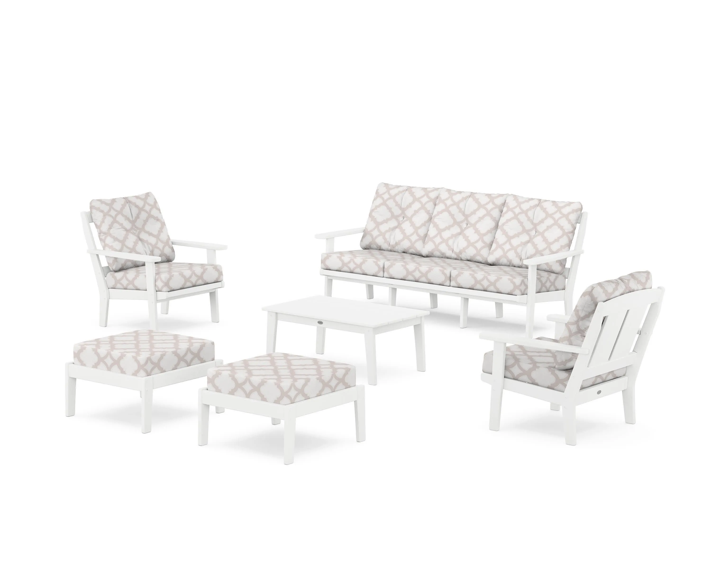Mission 6-Piece Lounge Sofa Set