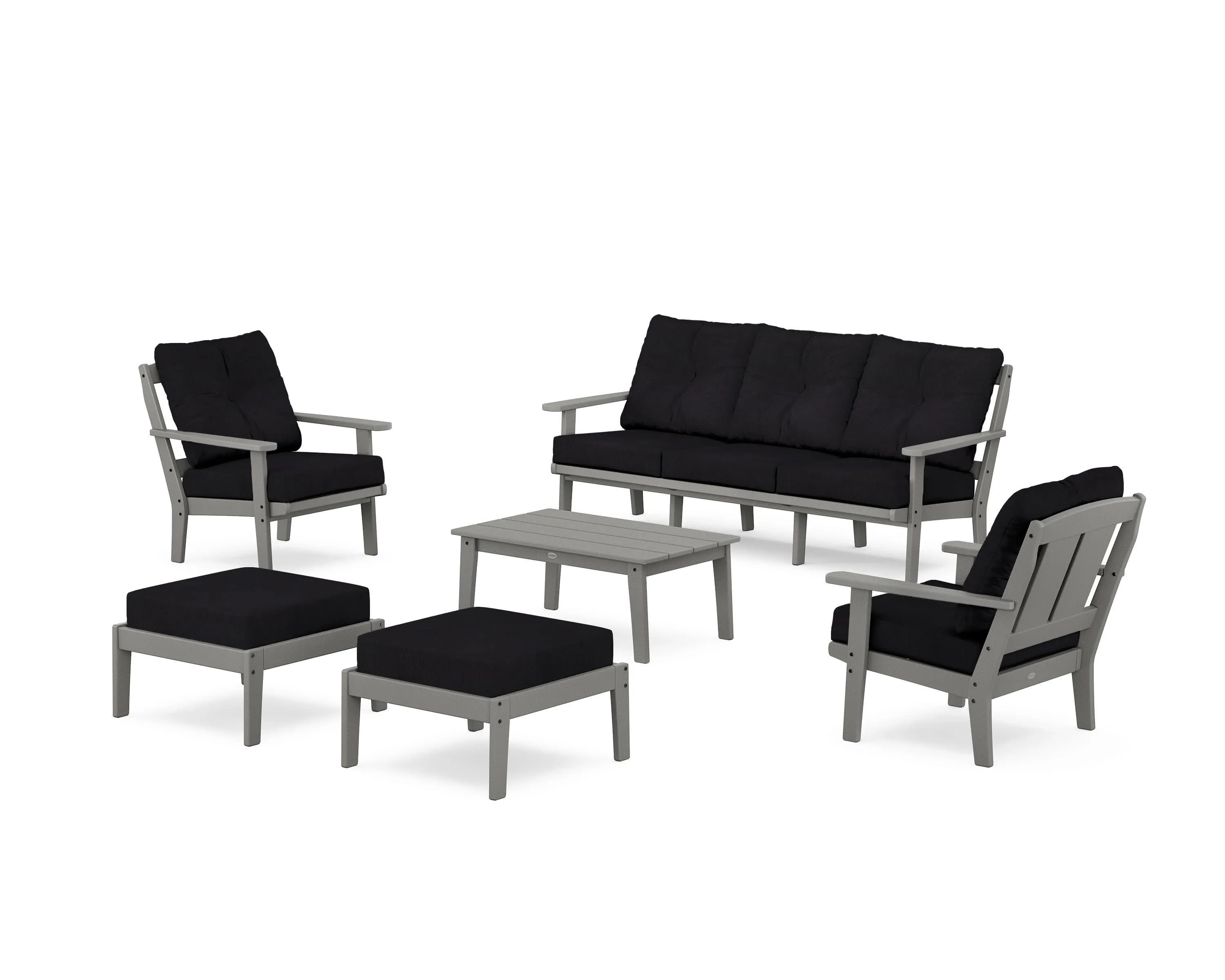 Mission 6-Piece Lounge Sofa Set