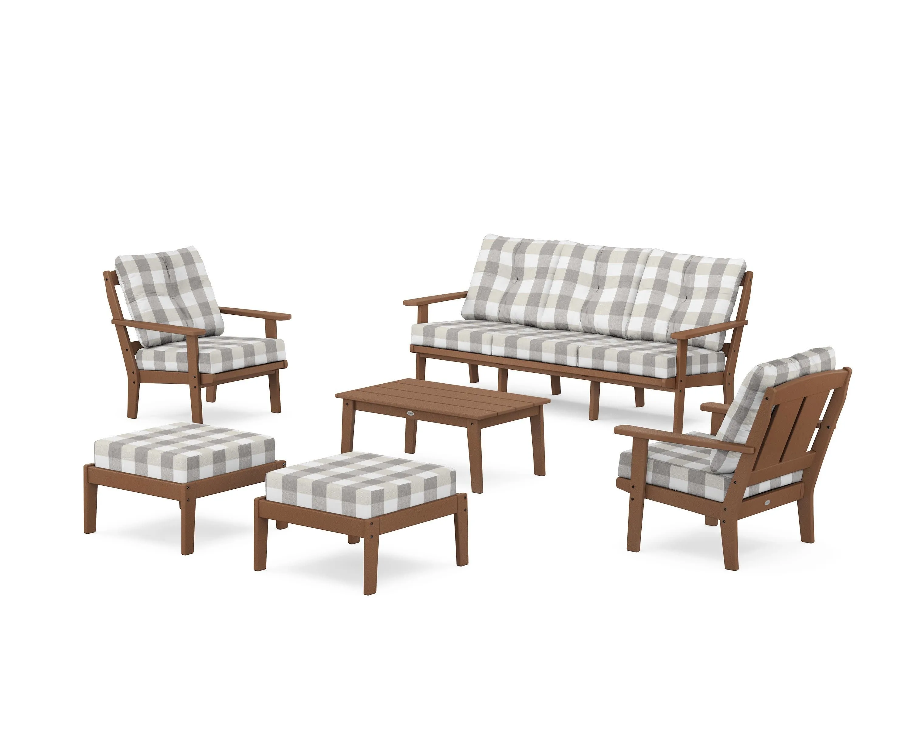 Mission 6-Piece Lounge Sofa Set