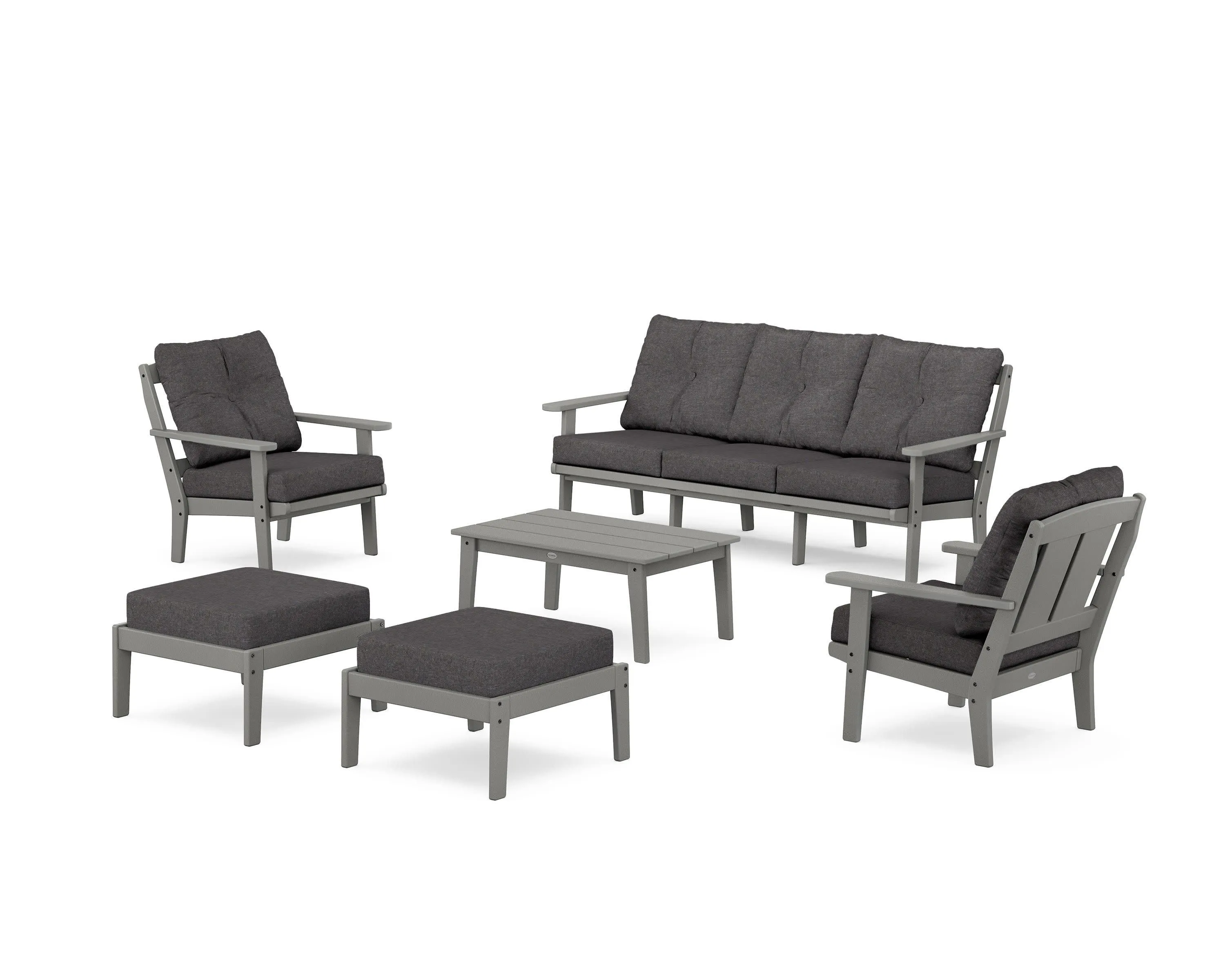 Mission 6-Piece Lounge Sofa Set