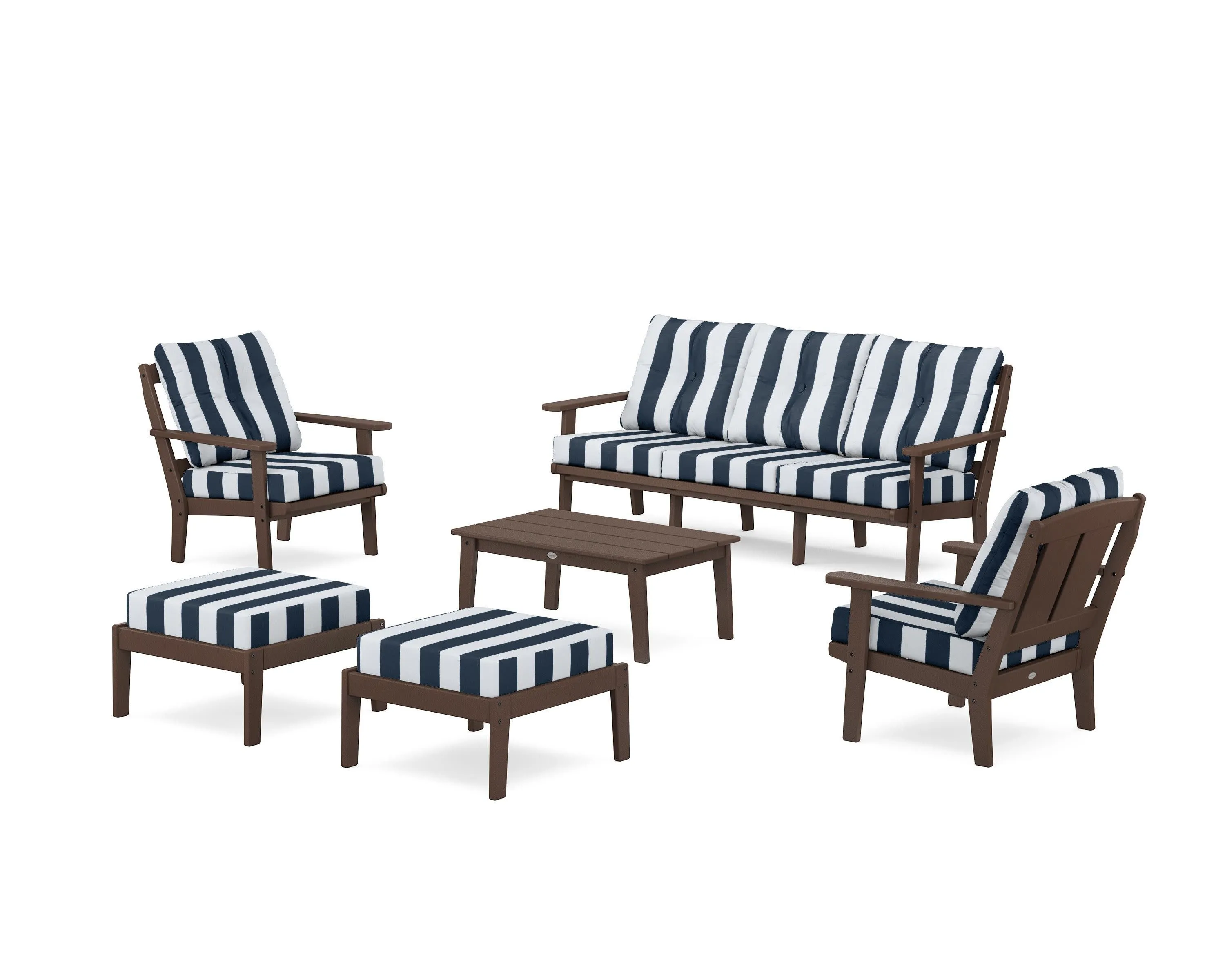 Mission 6-Piece Lounge Sofa Set