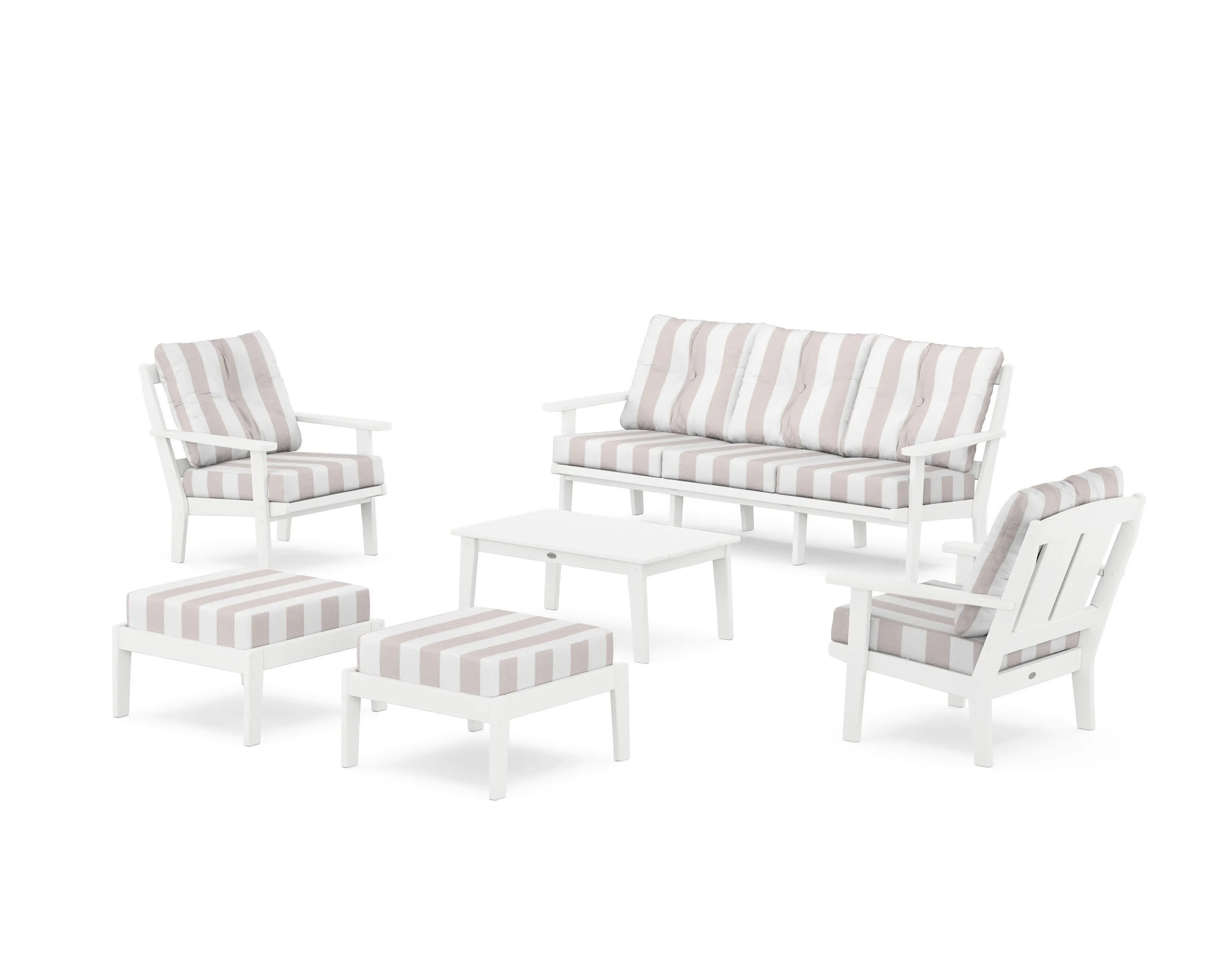Mission 6-Piece Lounge Sofa Set