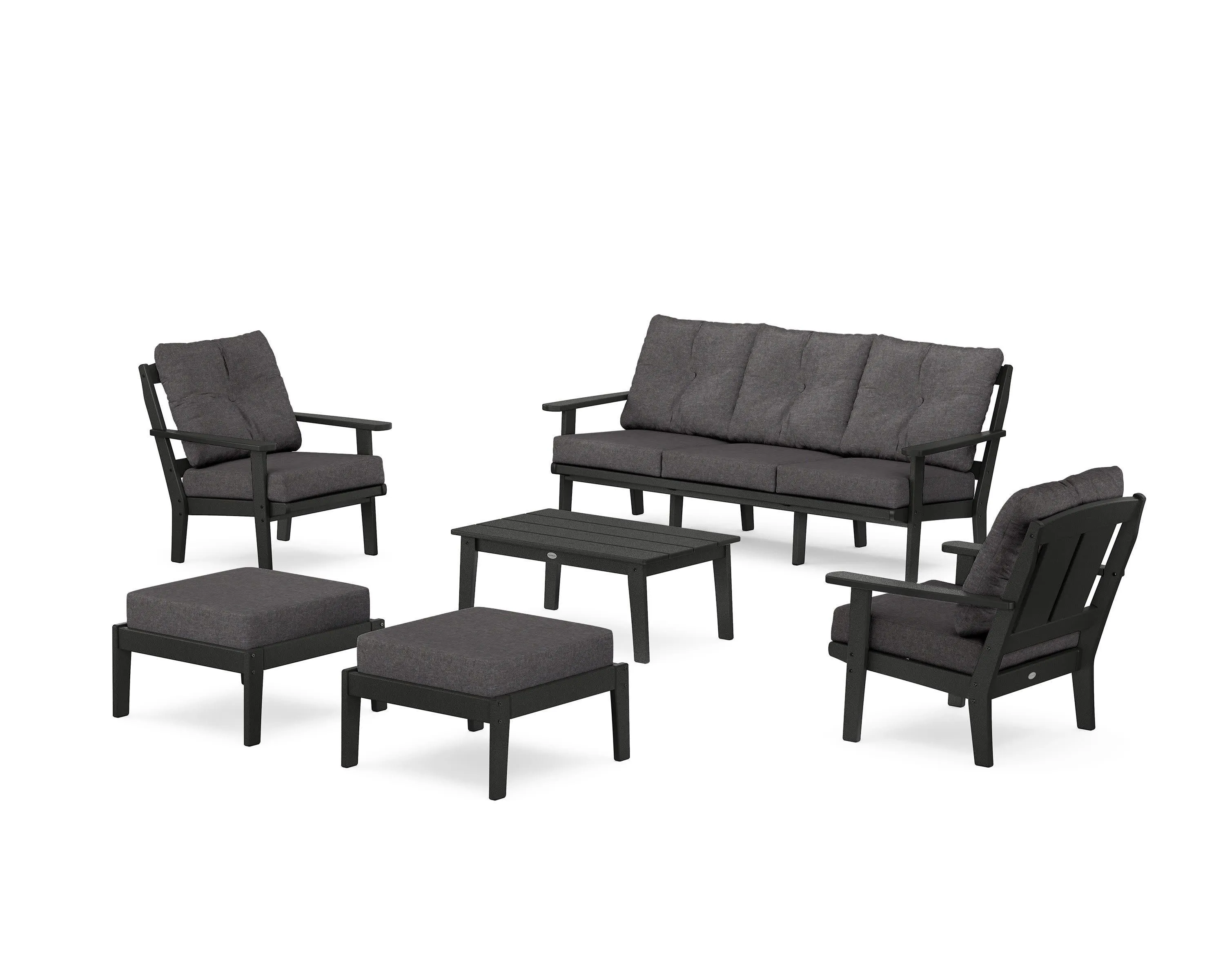 Mission 6-Piece Lounge Sofa Set