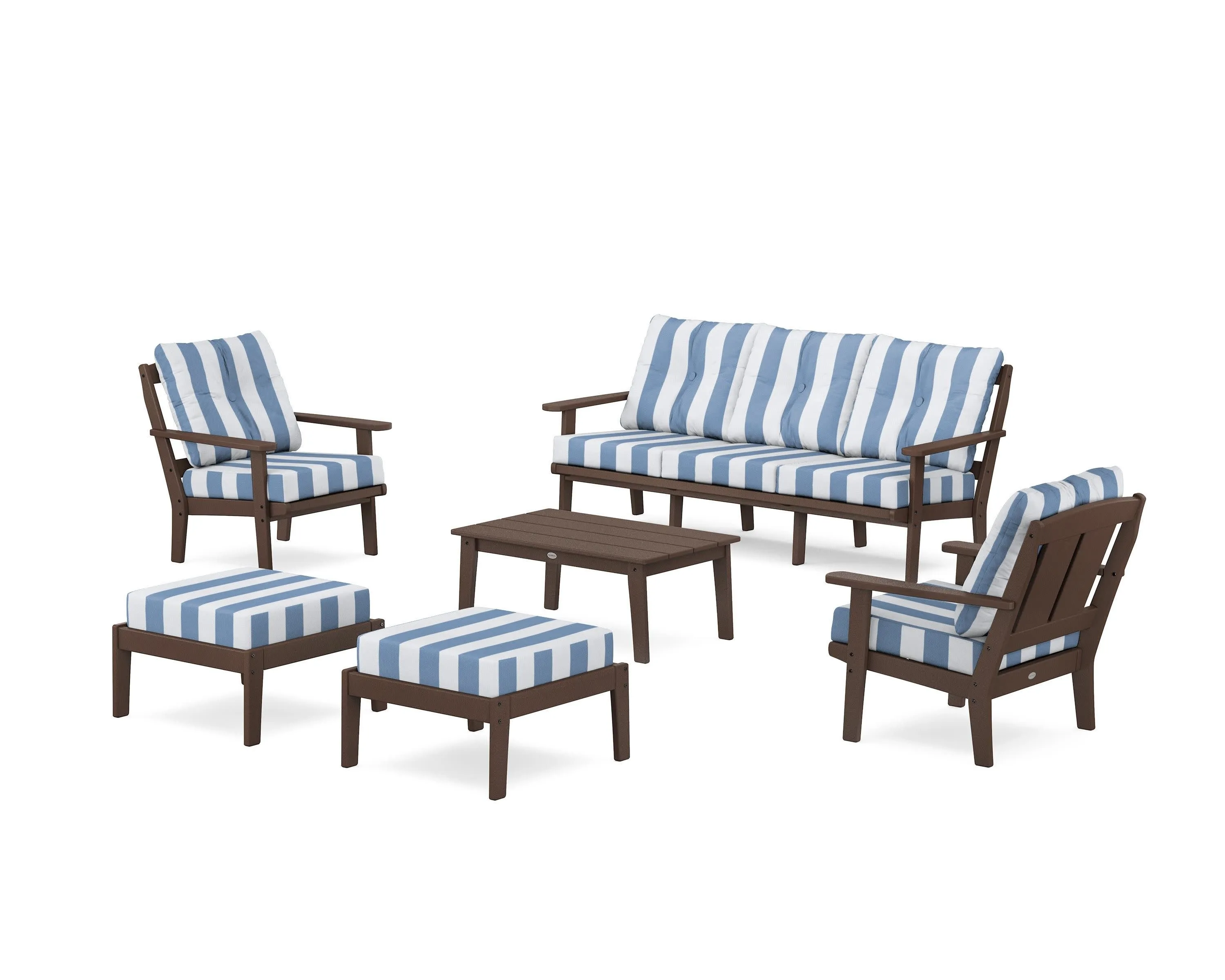 Mission 6-Piece Lounge Sofa Set