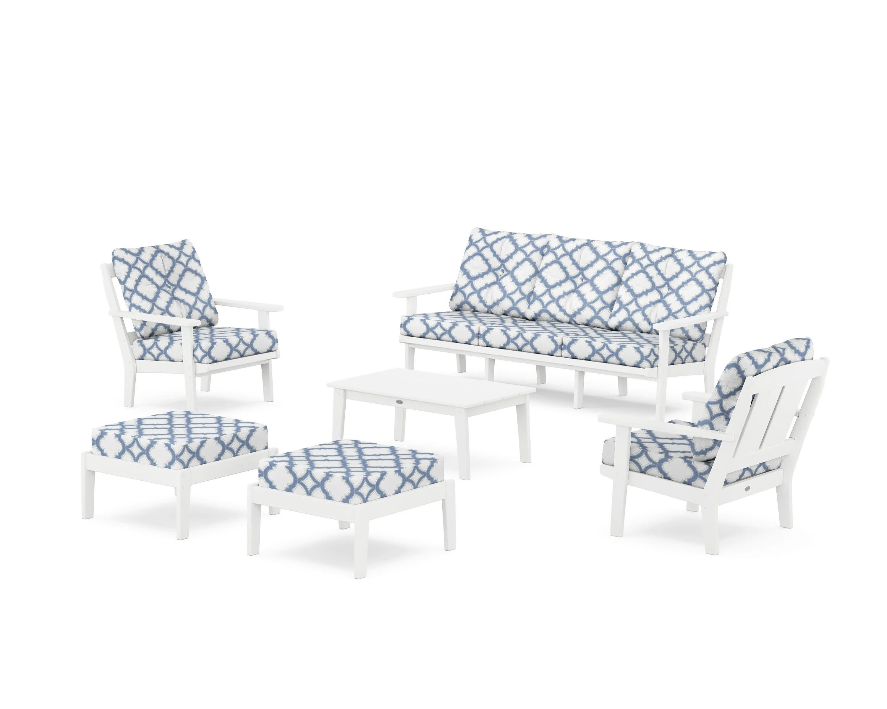 Mission 6-Piece Lounge Sofa Set