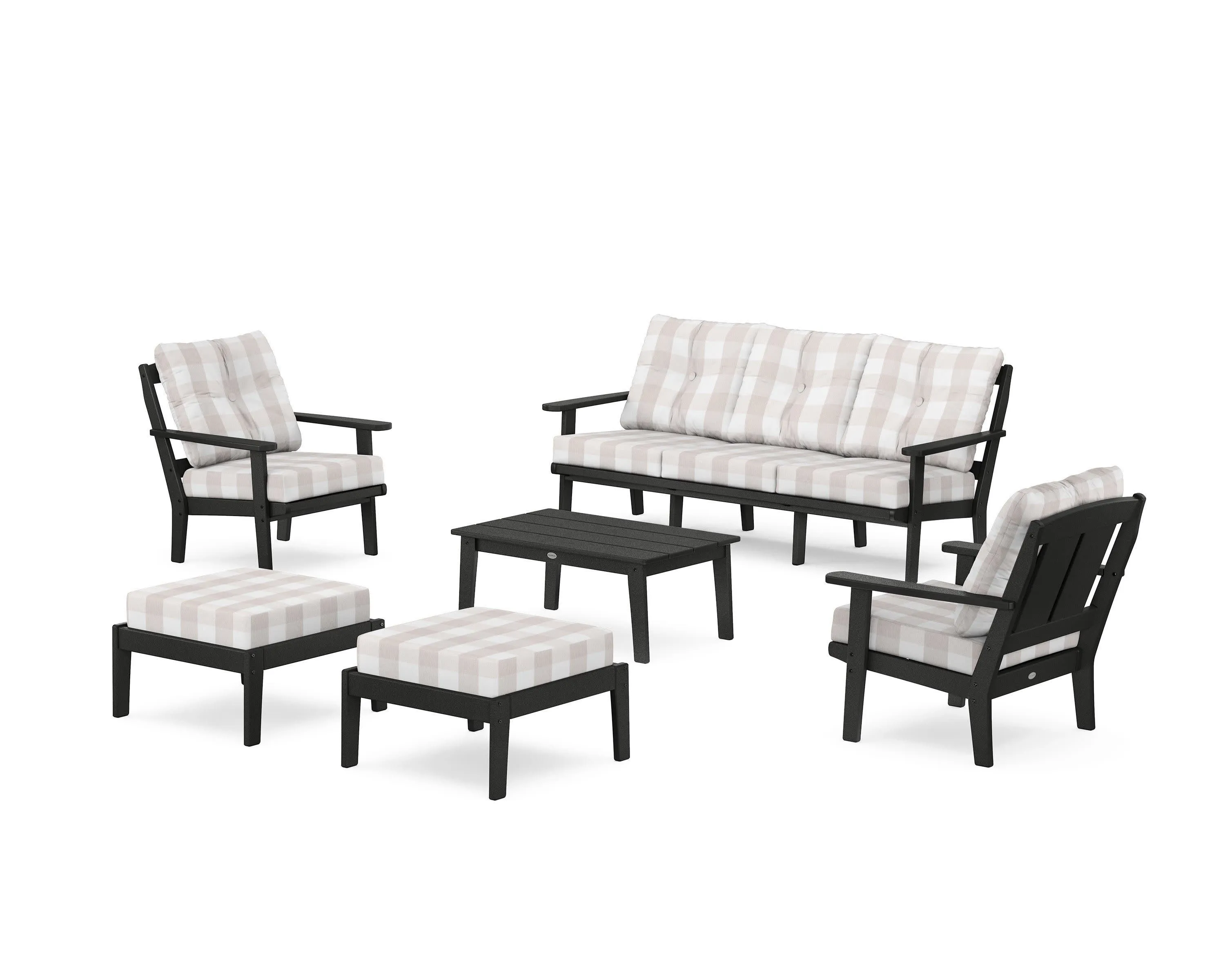 Mission 6-Piece Lounge Sofa Set