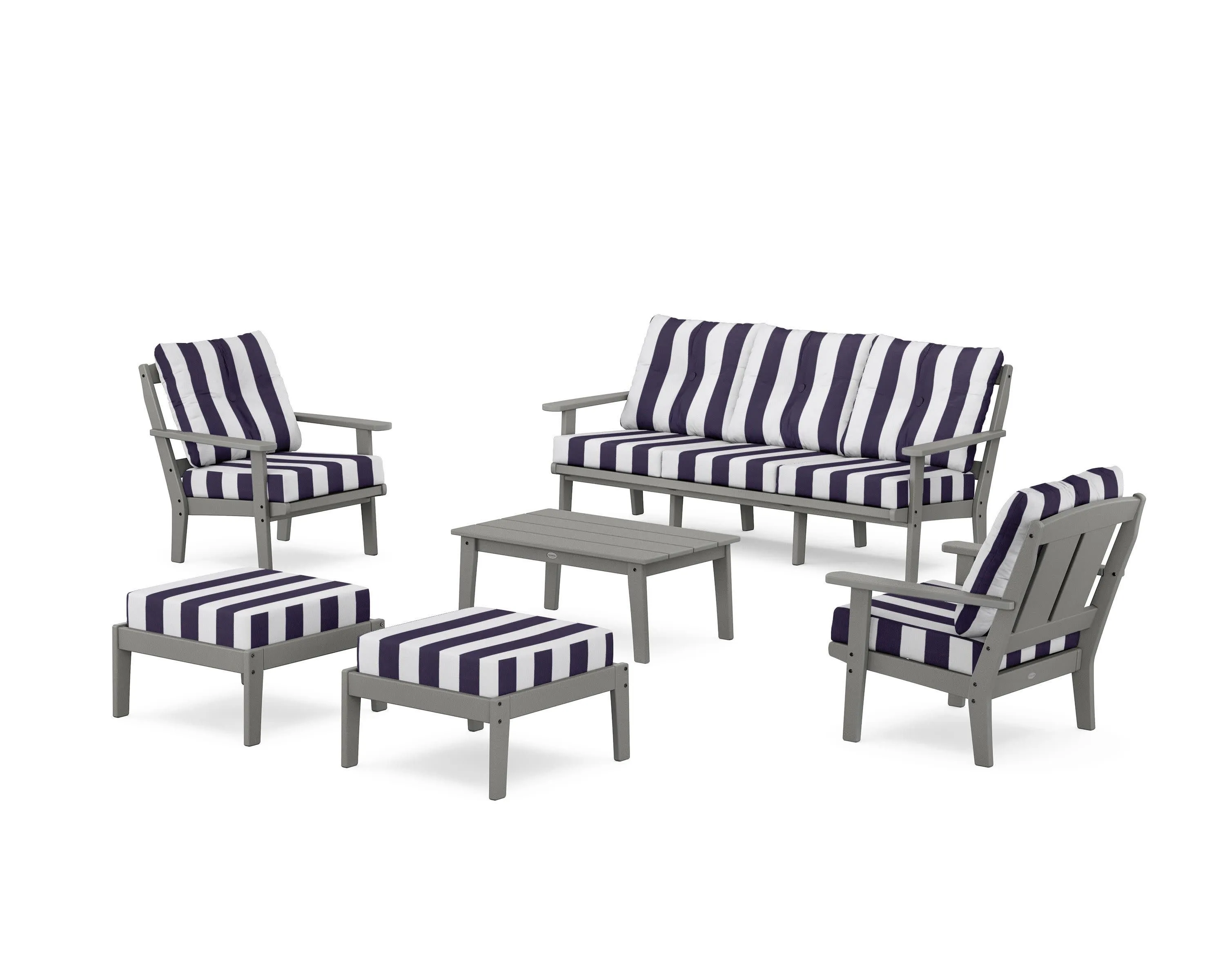 Mission 6-Piece Lounge Sofa Set