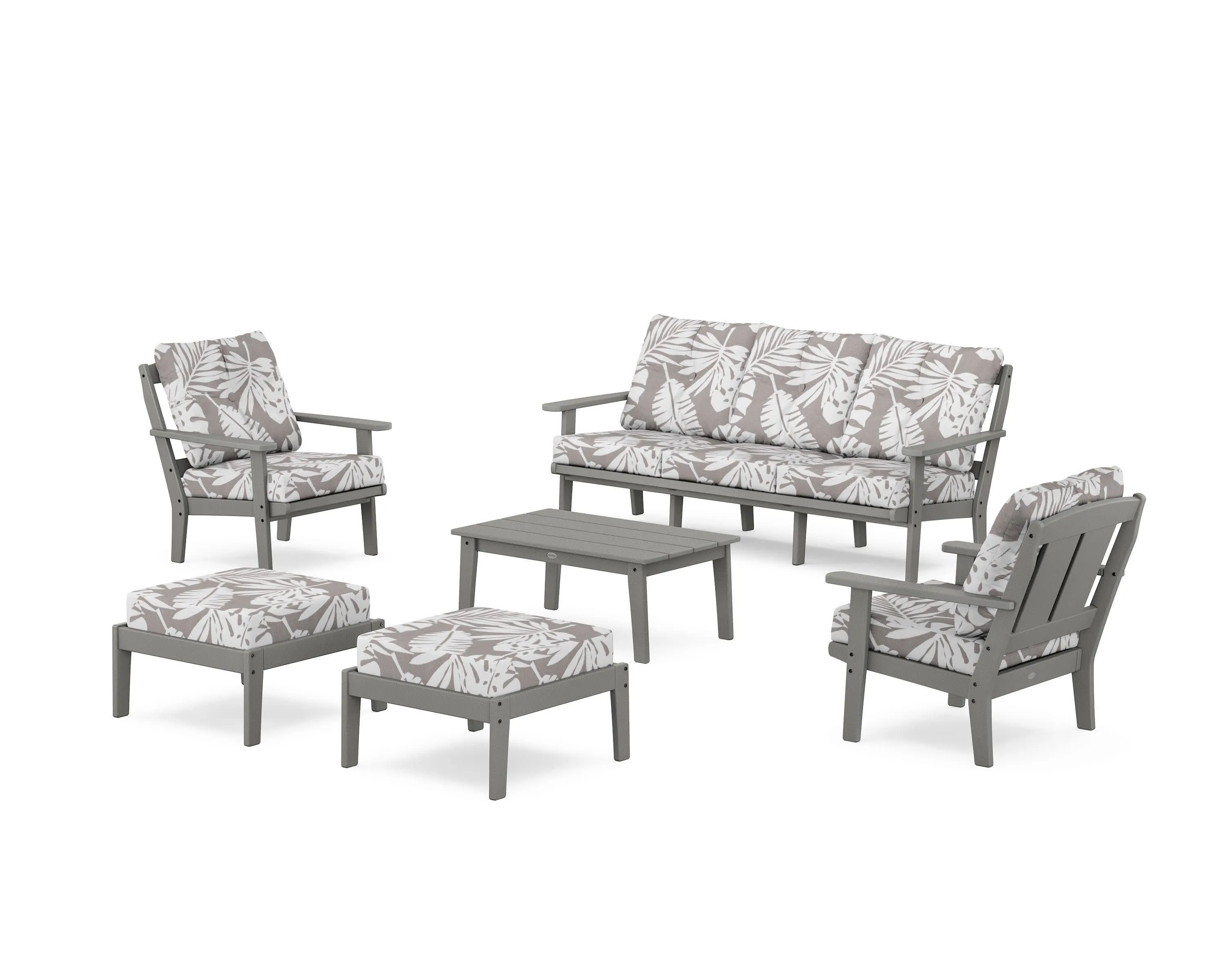 Mission 6-Piece Lounge Sofa Set