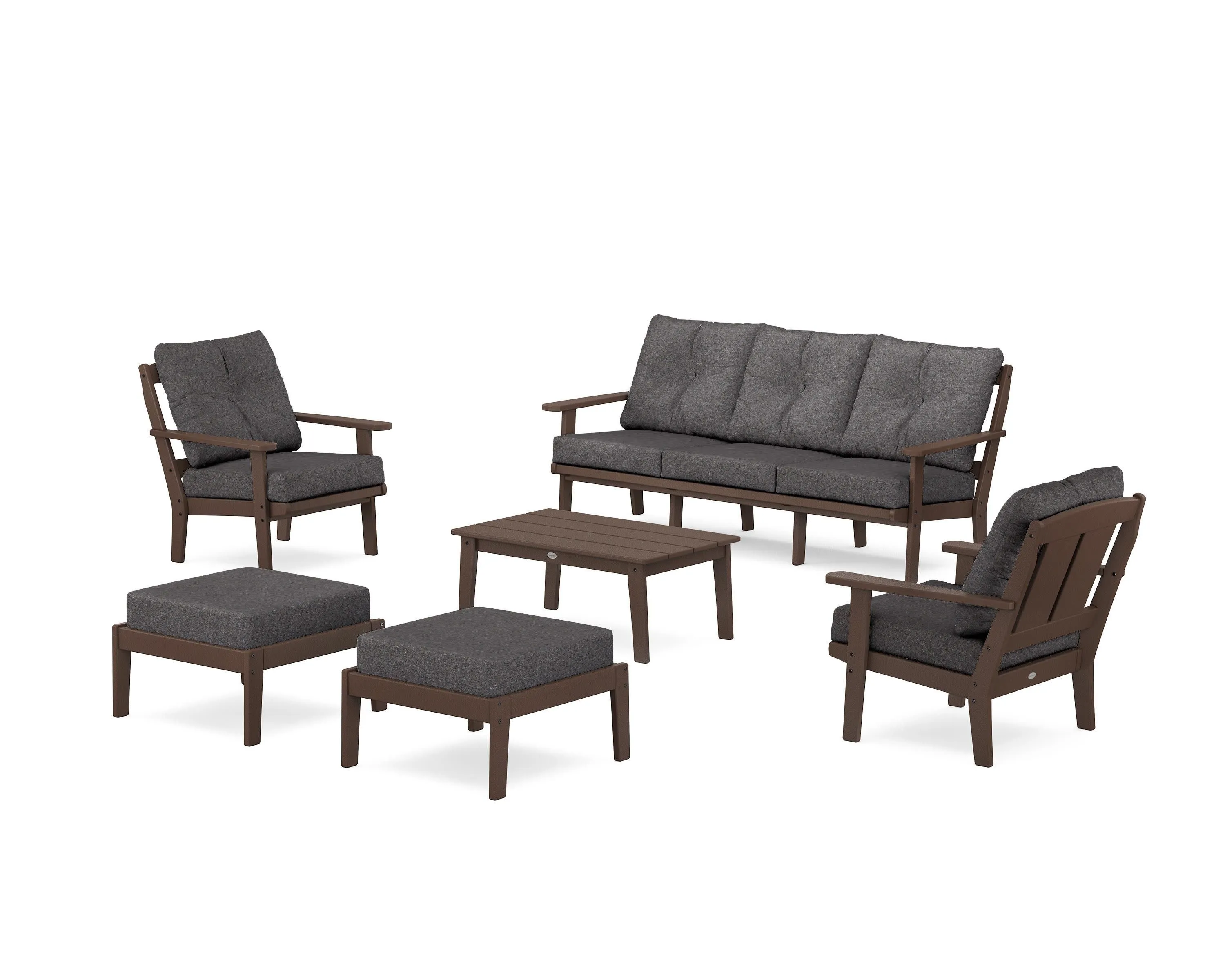 Mission 6-Piece Lounge Sofa Set