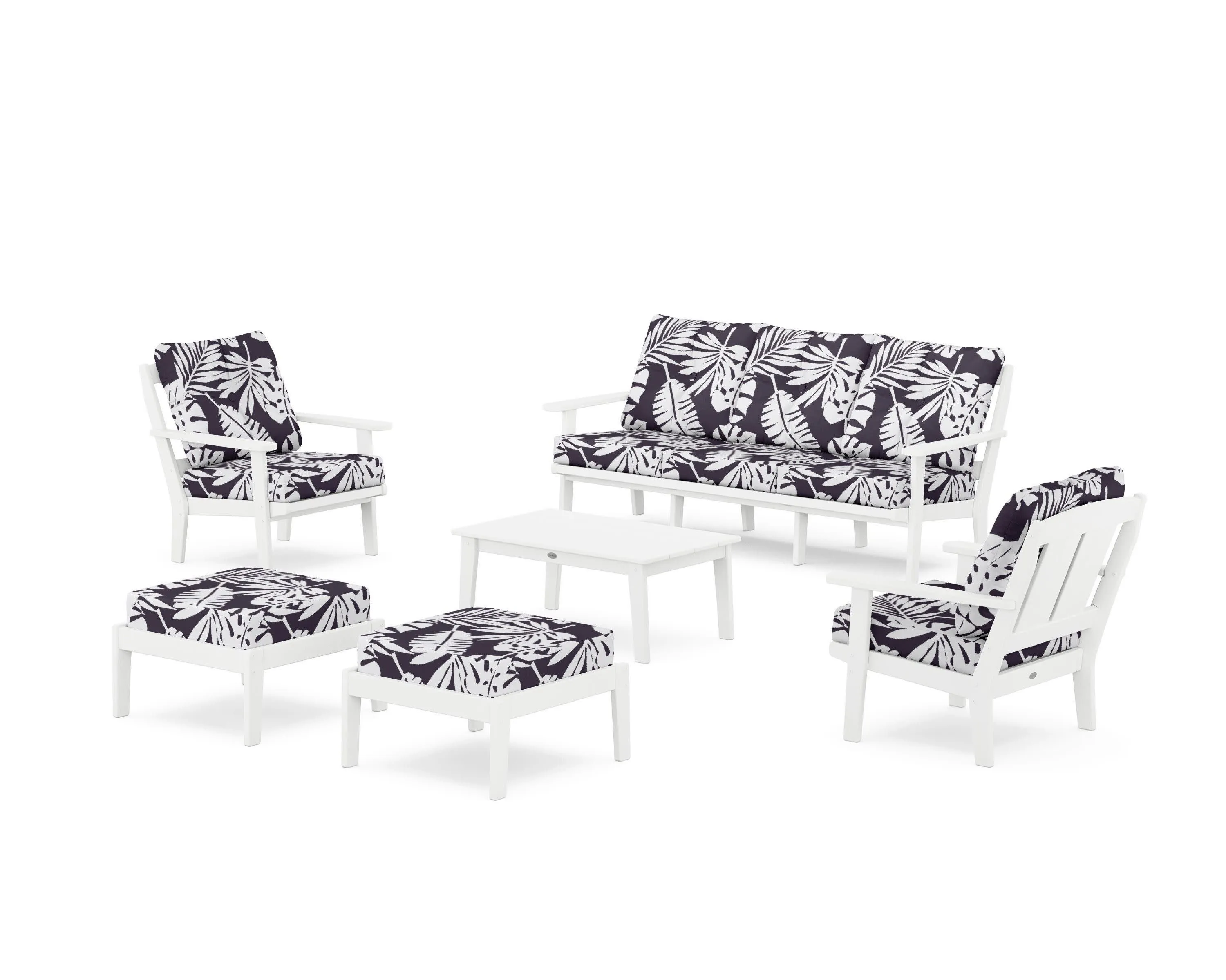 Mission 6-Piece Lounge Sofa Set