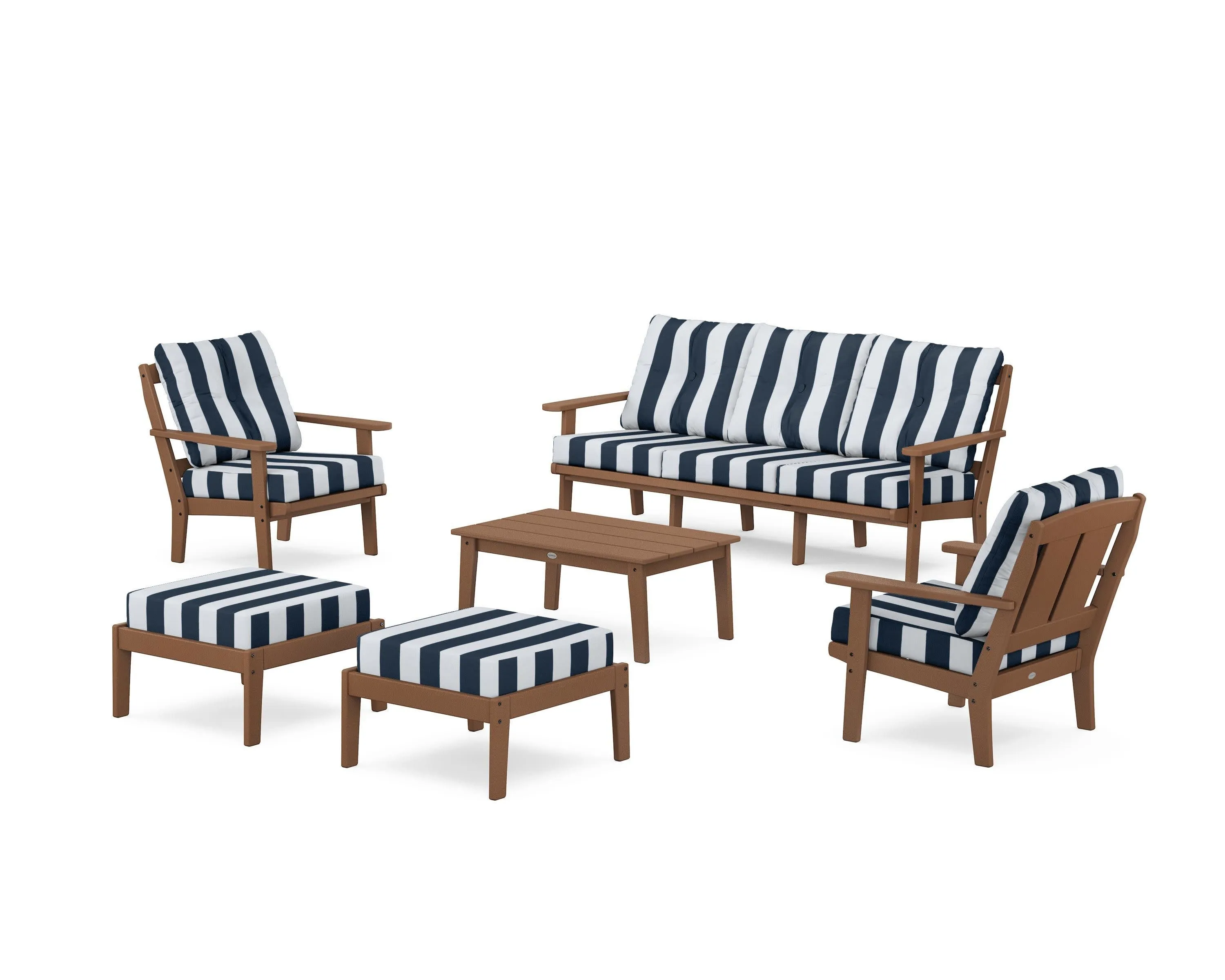 Mission 6-Piece Lounge Sofa Set