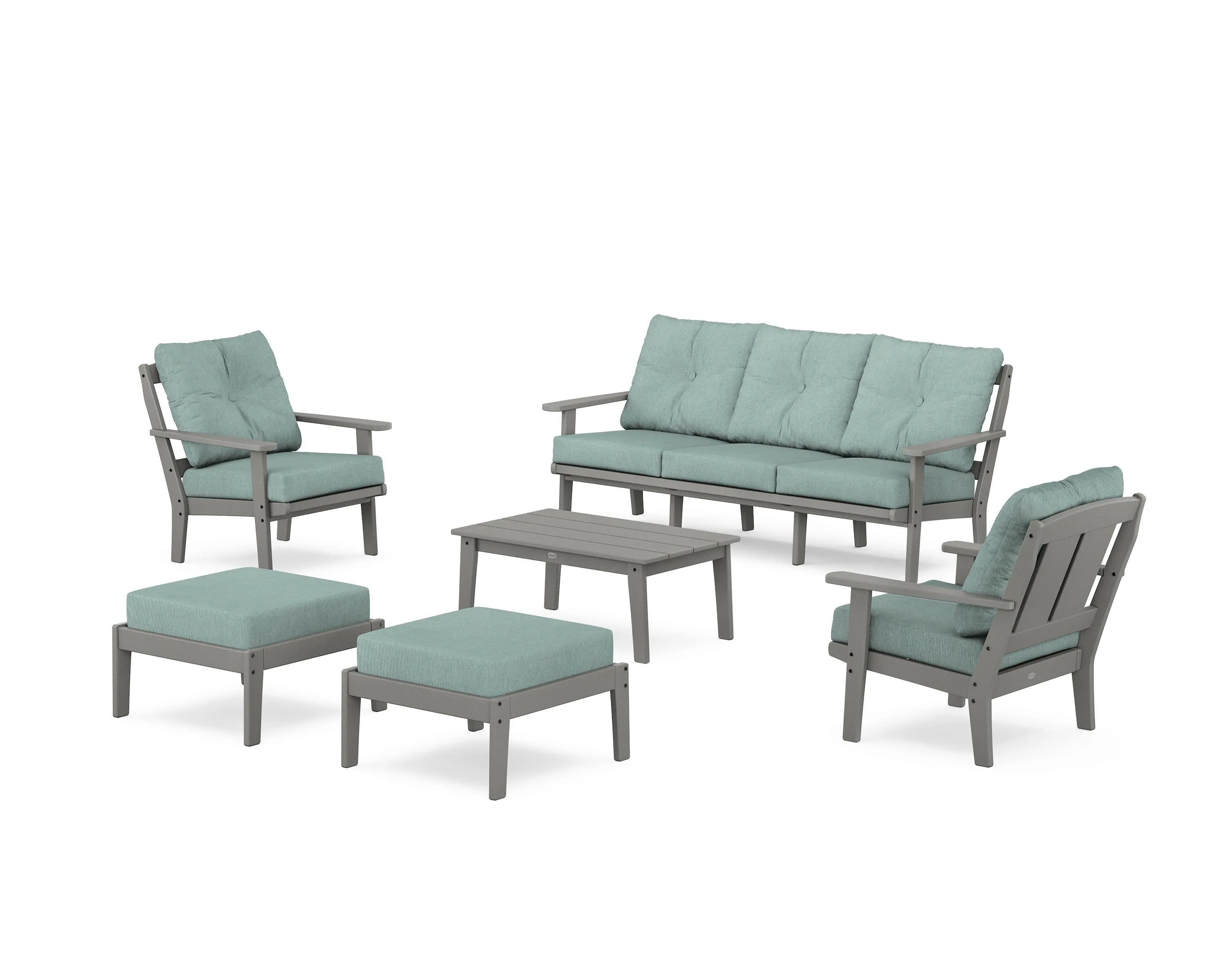 Mission 6-Piece Lounge Sofa Set