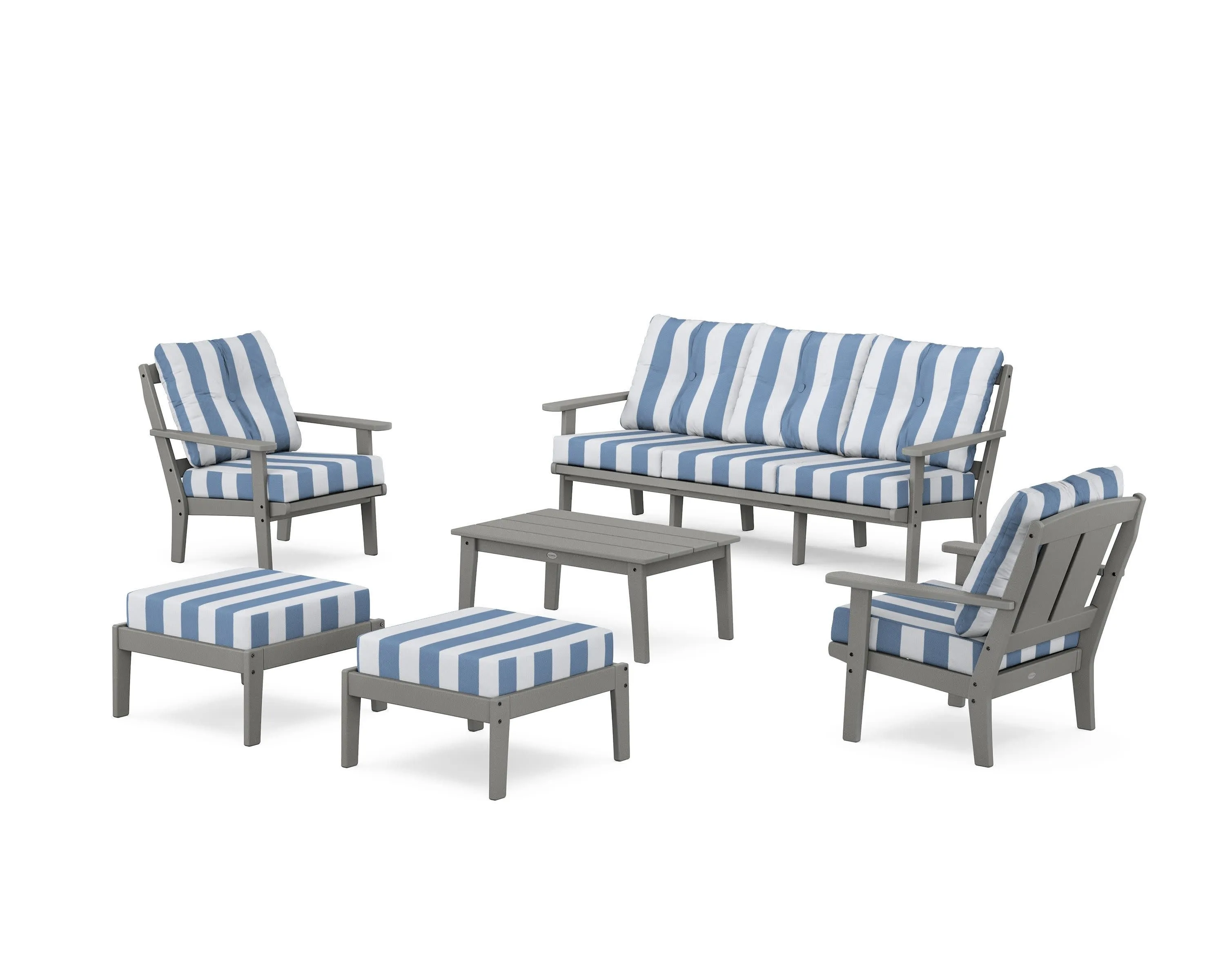 Mission 6-Piece Lounge Sofa Set