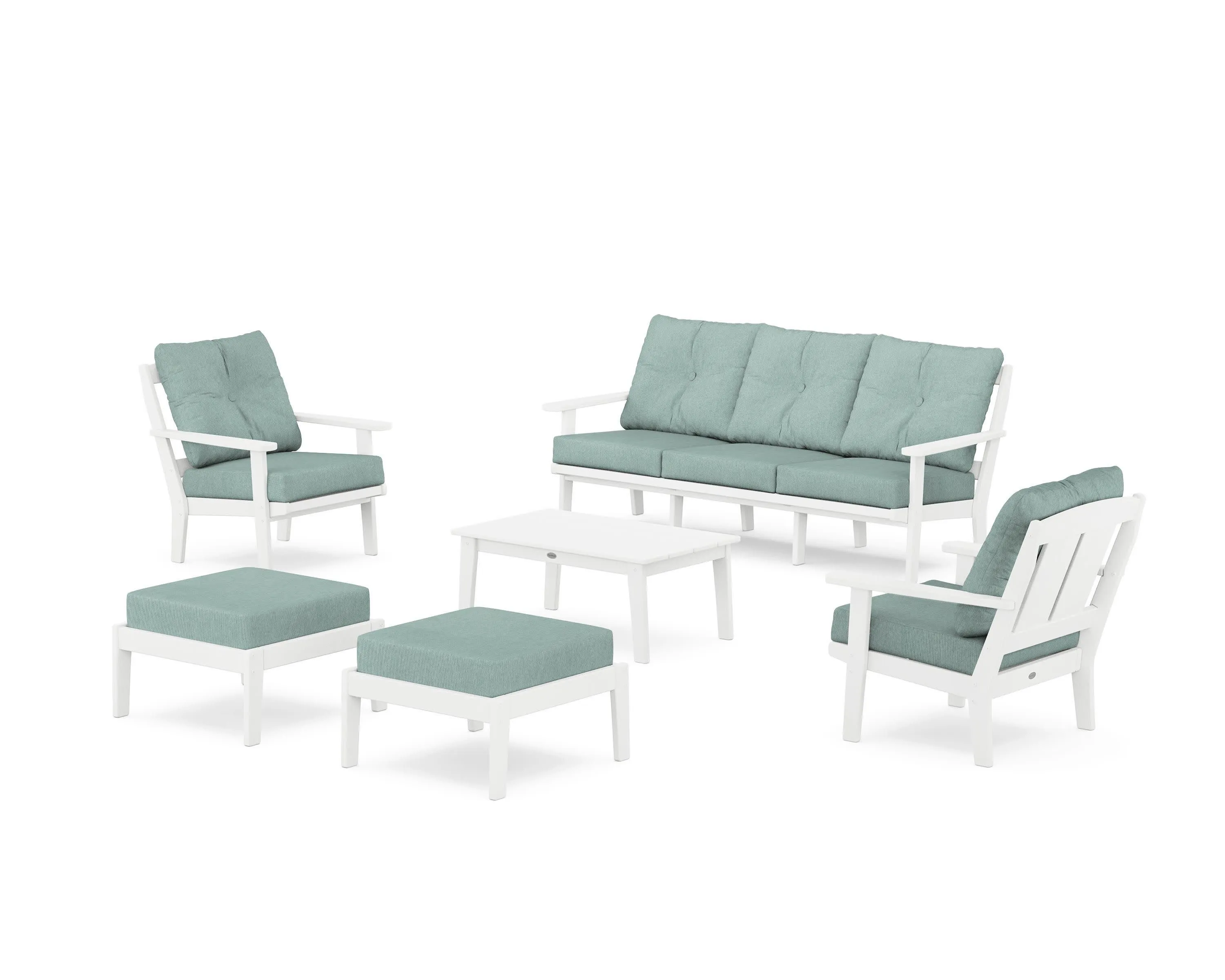 Mission 6-Piece Lounge Sofa Set