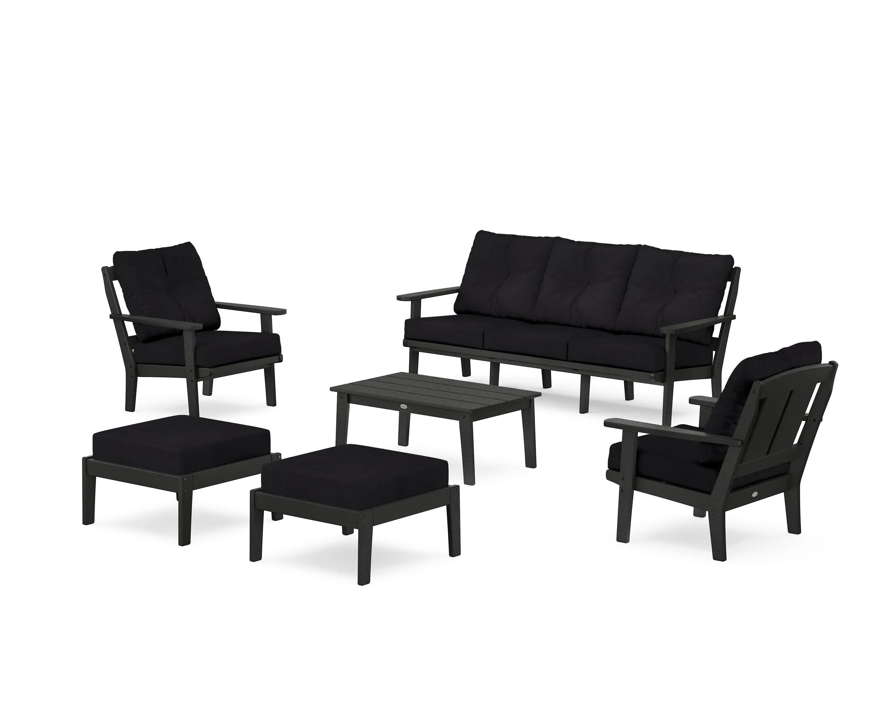 Mission 6-Piece Lounge Sofa Set