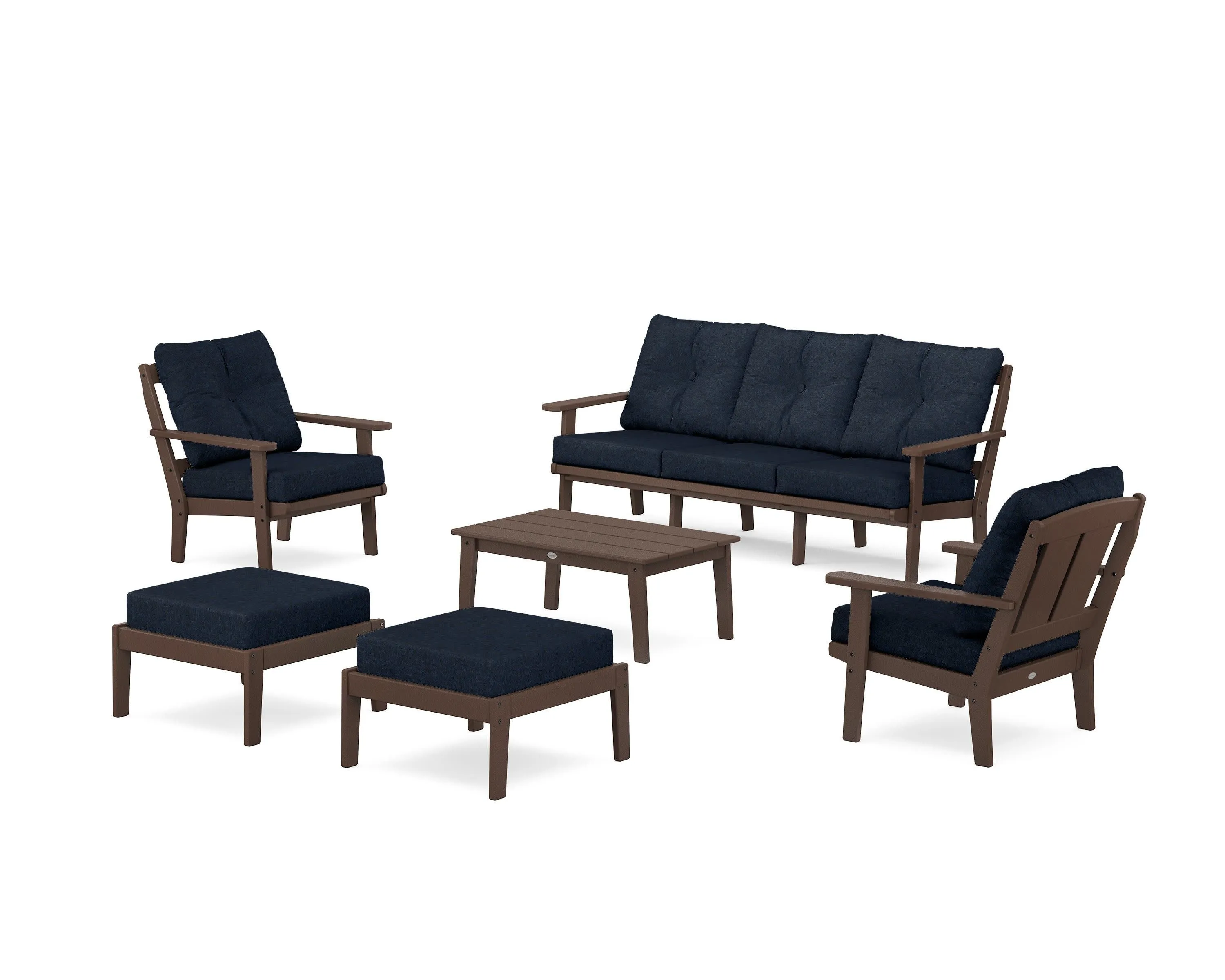 Mission 6-Piece Lounge Sofa Set