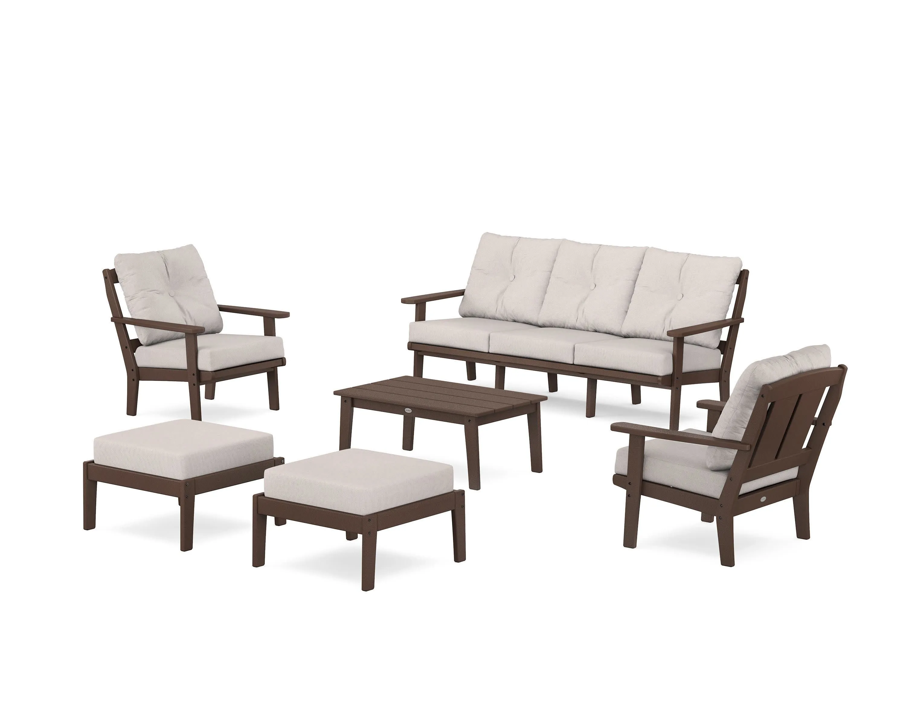 Mission 6-Piece Lounge Sofa Set