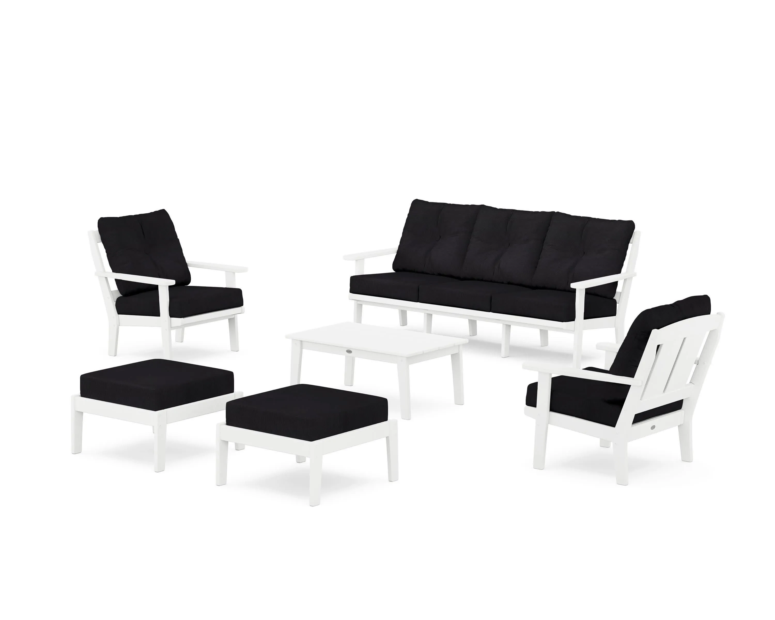Mission 6-Piece Lounge Sofa Set