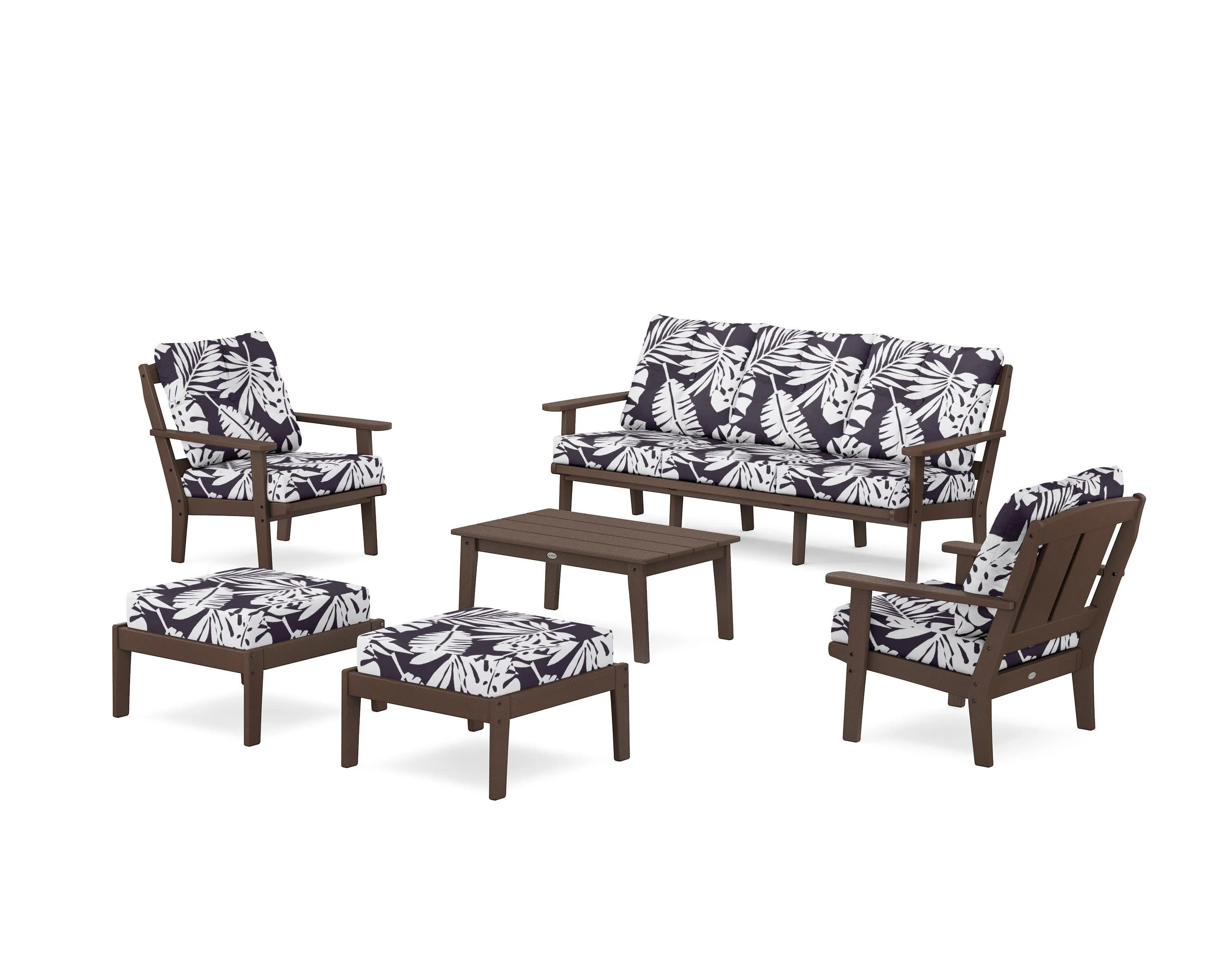 Mission 6-Piece Lounge Sofa Set