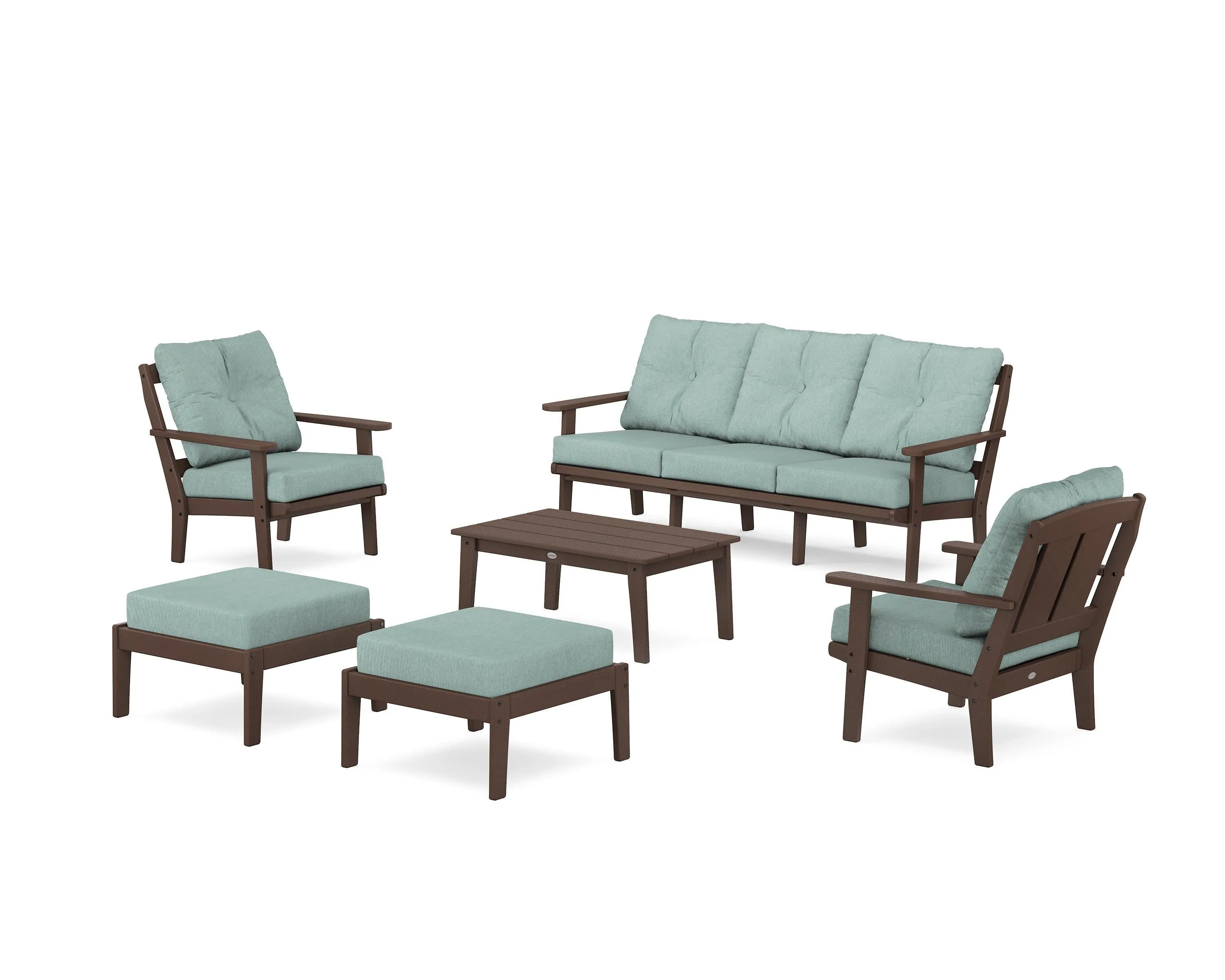 Mission 6-Piece Lounge Sofa Set