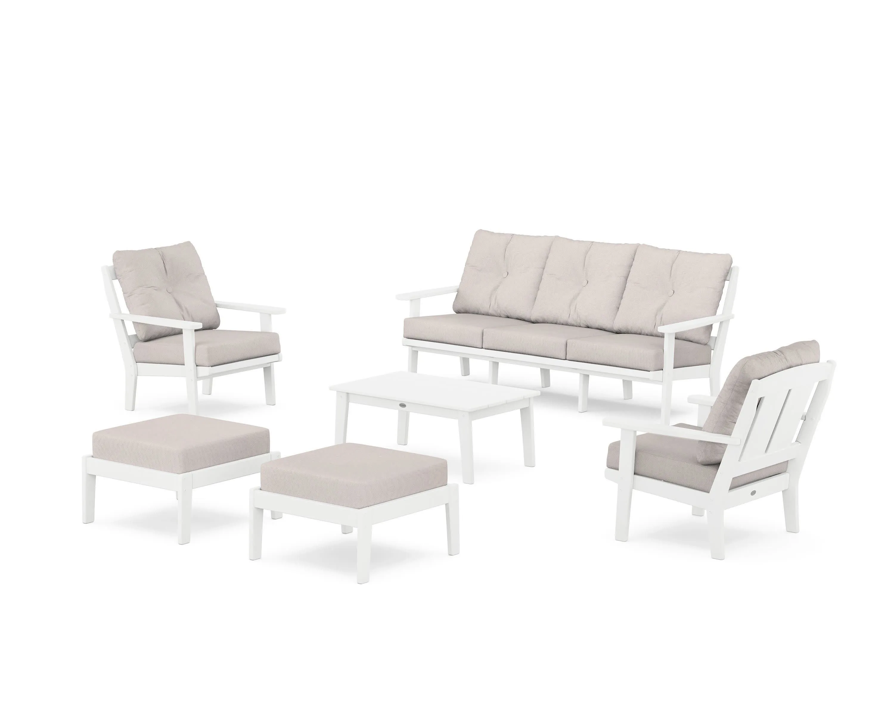Mission 6-Piece Lounge Sofa Set