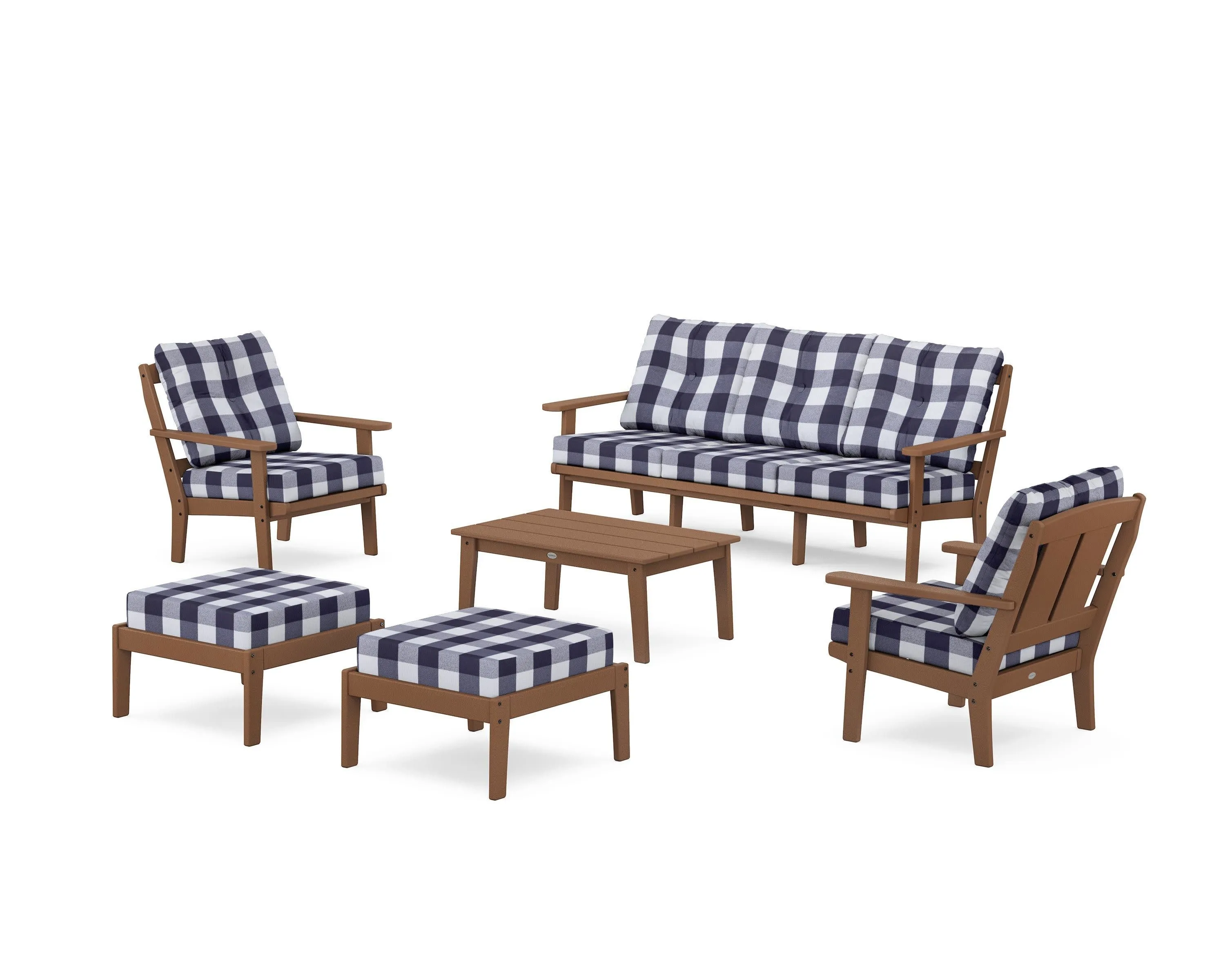 Mission 6-Piece Lounge Sofa Set
