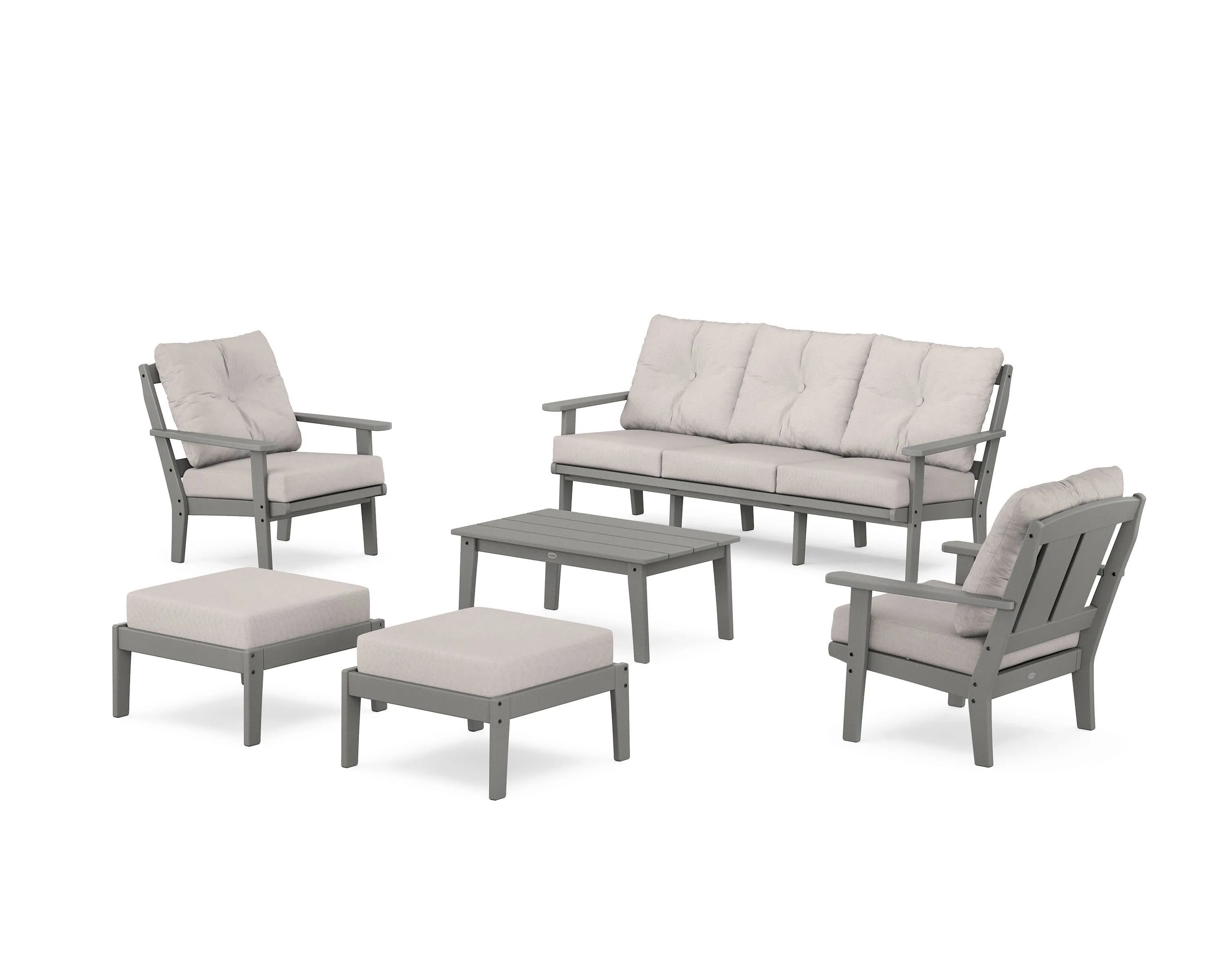 Mission 6-Piece Lounge Sofa Set