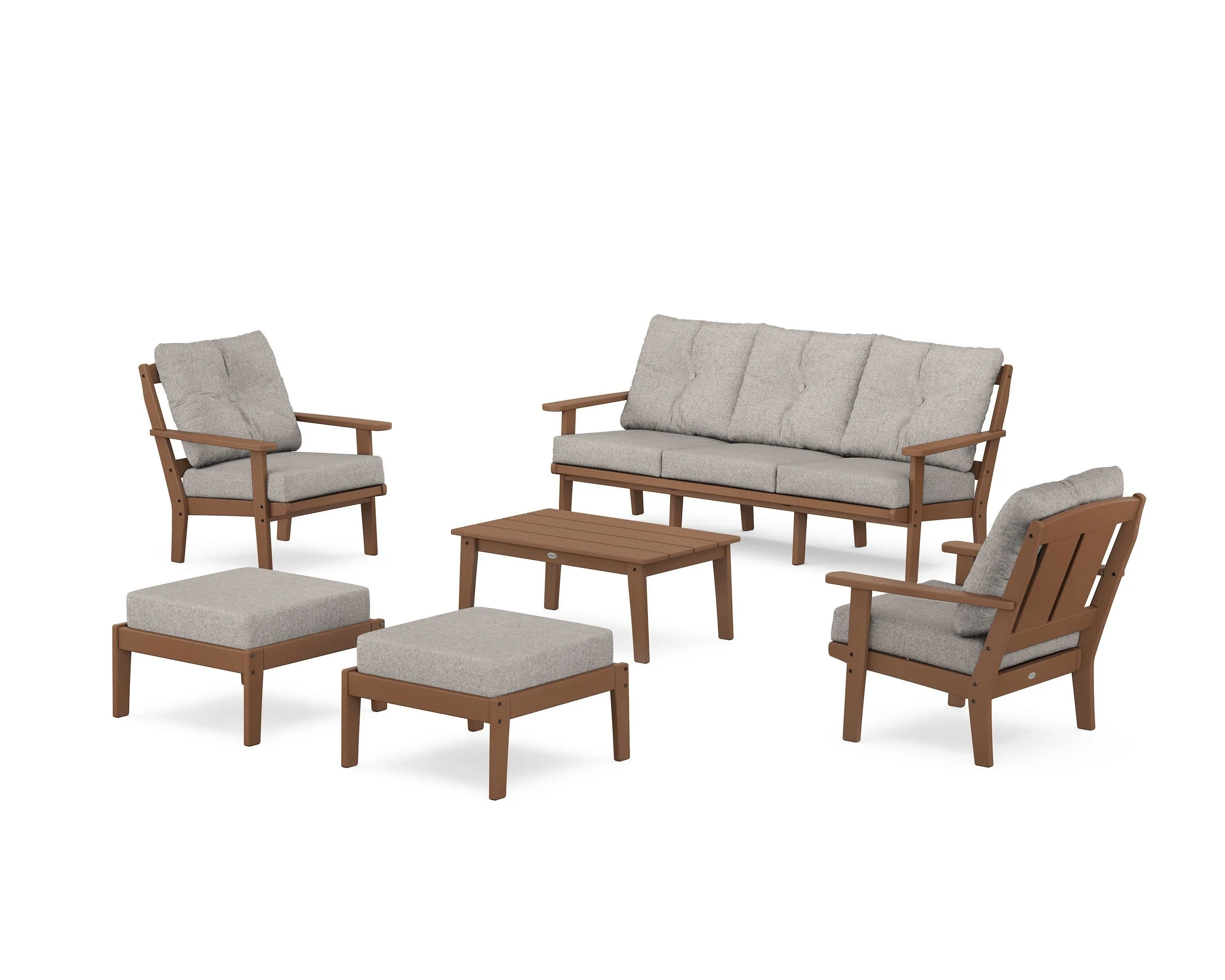 Mission 6-Piece Lounge Sofa Set