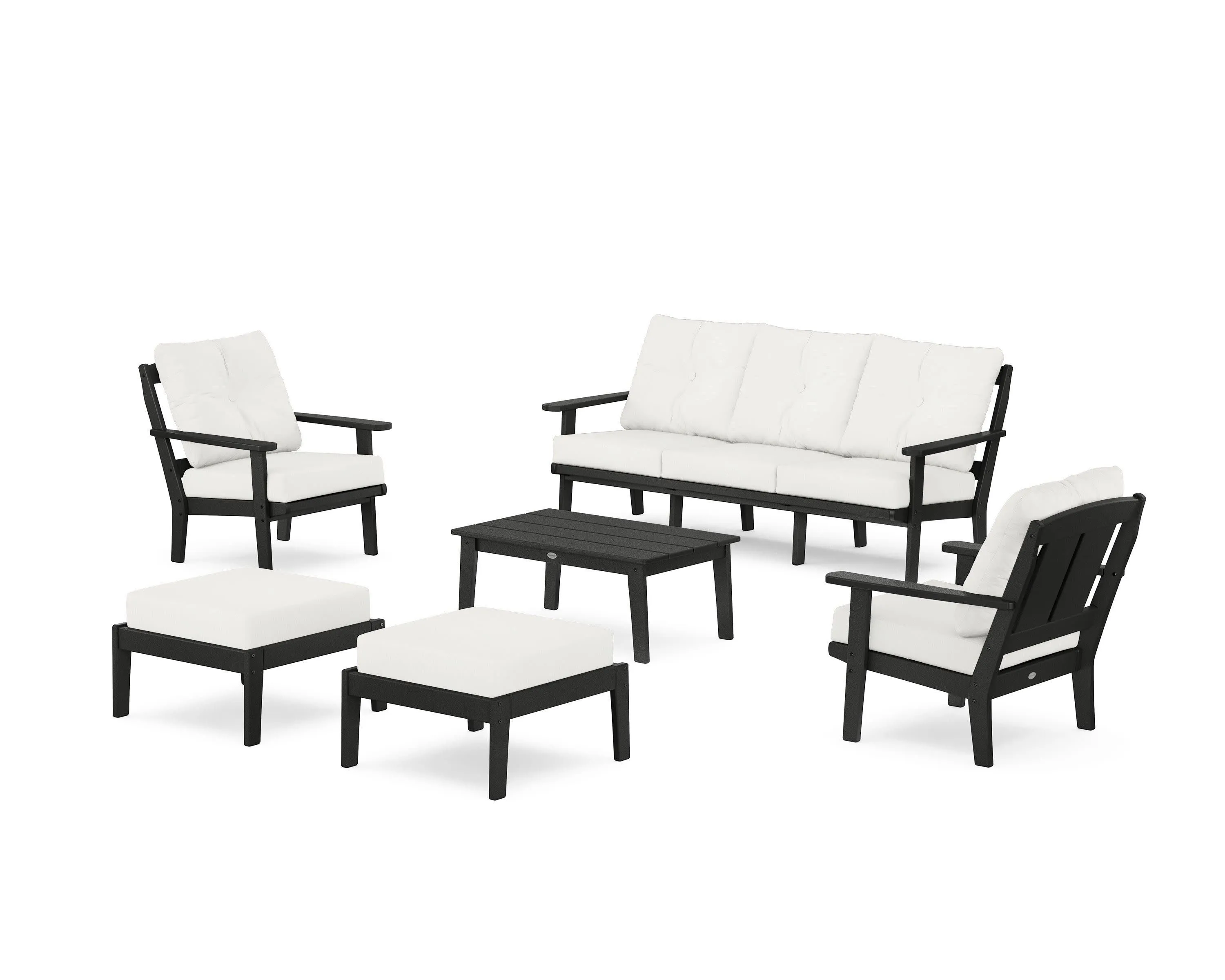 Mission 6-Piece Lounge Sofa Set