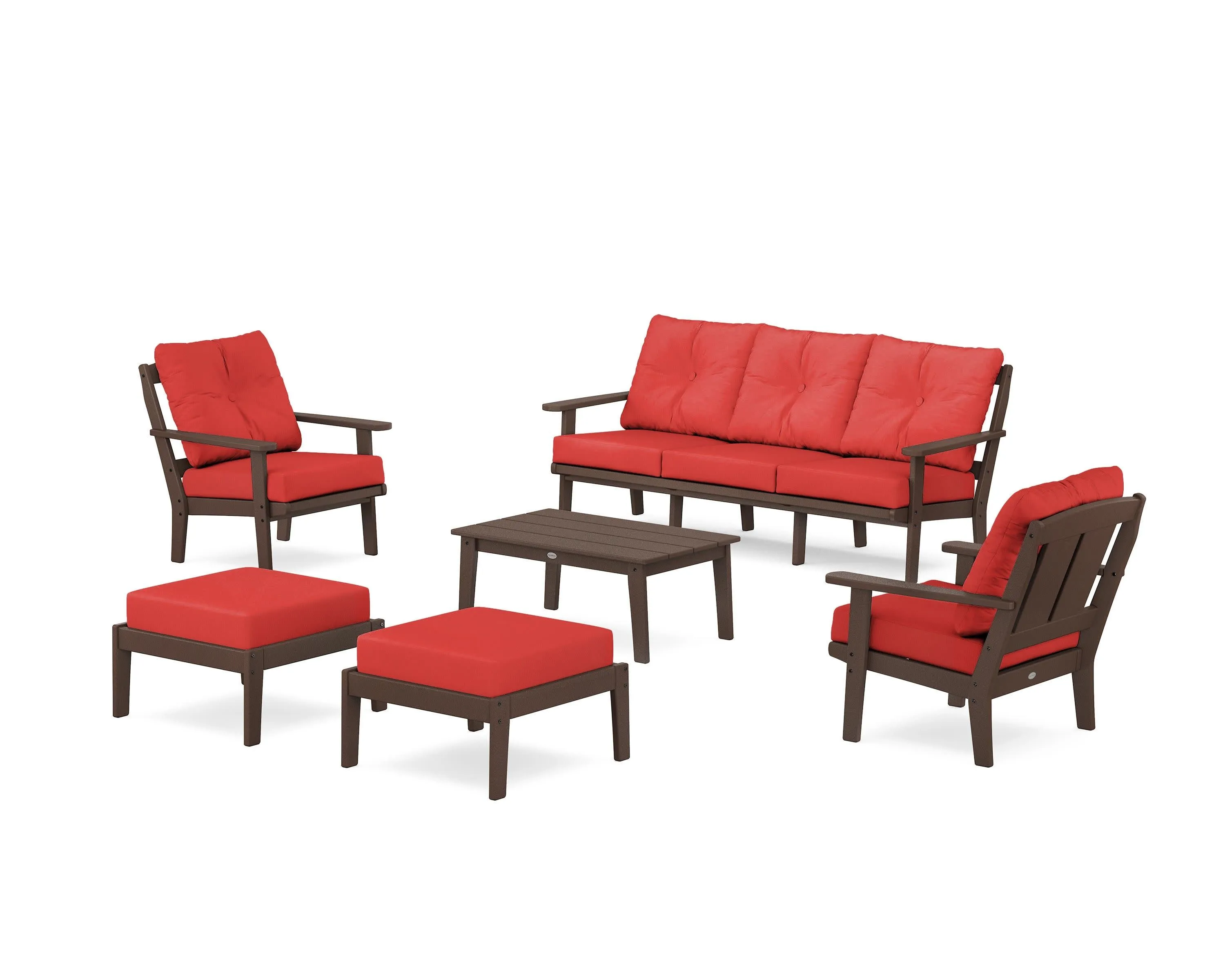 Mission 6-Piece Lounge Sofa Set