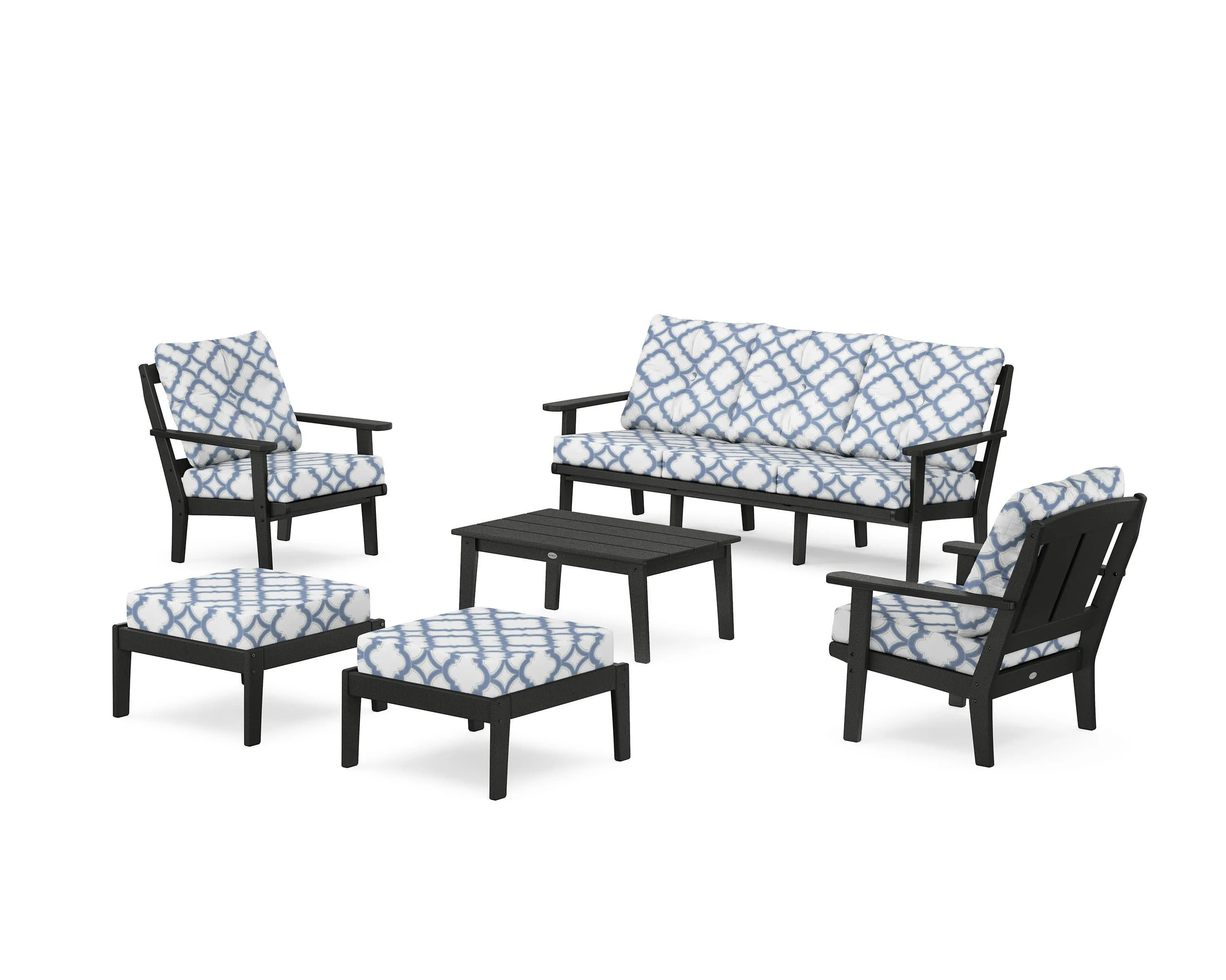 Mission 6-Piece Lounge Sofa Set