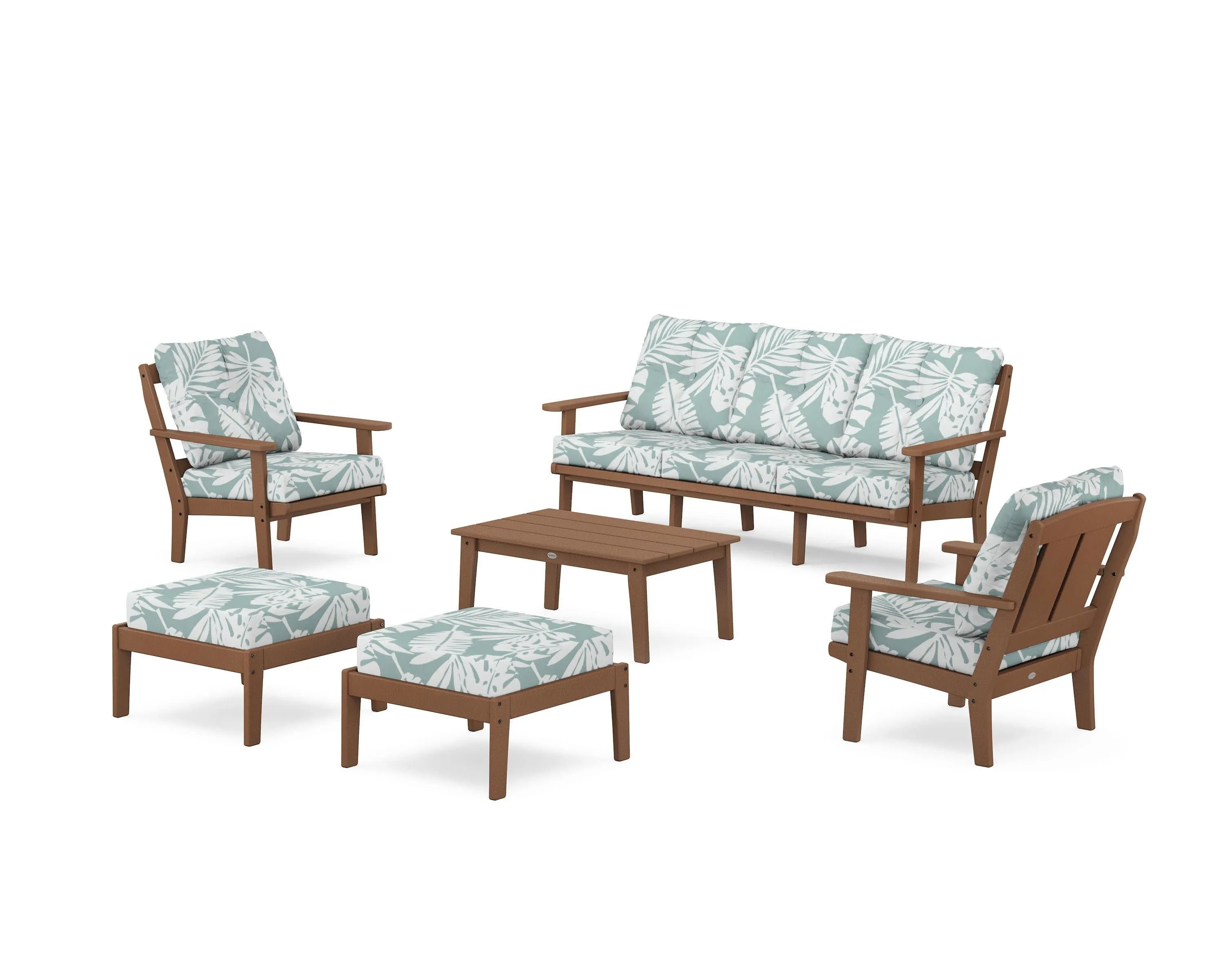 Mission 6-Piece Lounge Sofa Set