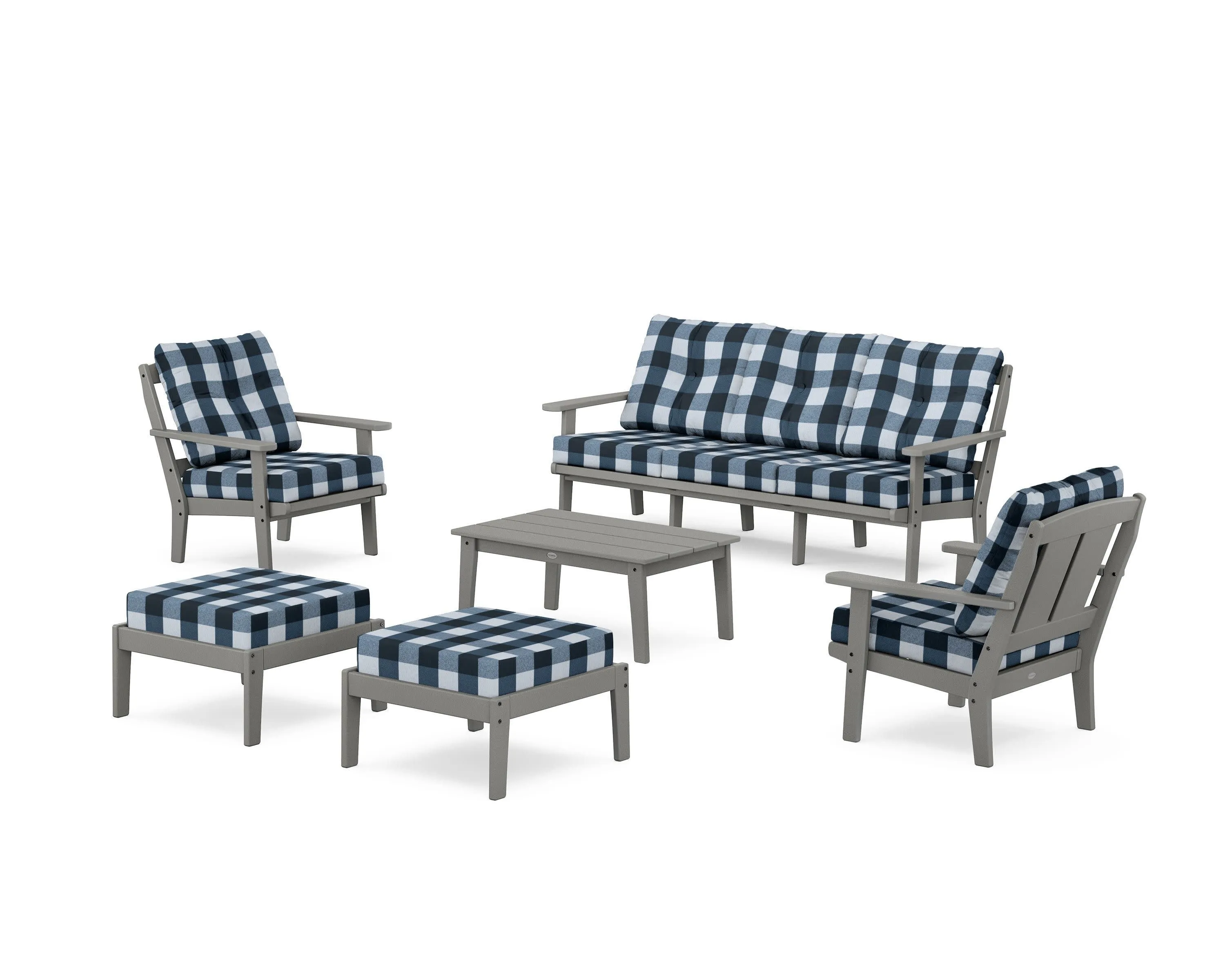 Mission 6-Piece Lounge Sofa Set