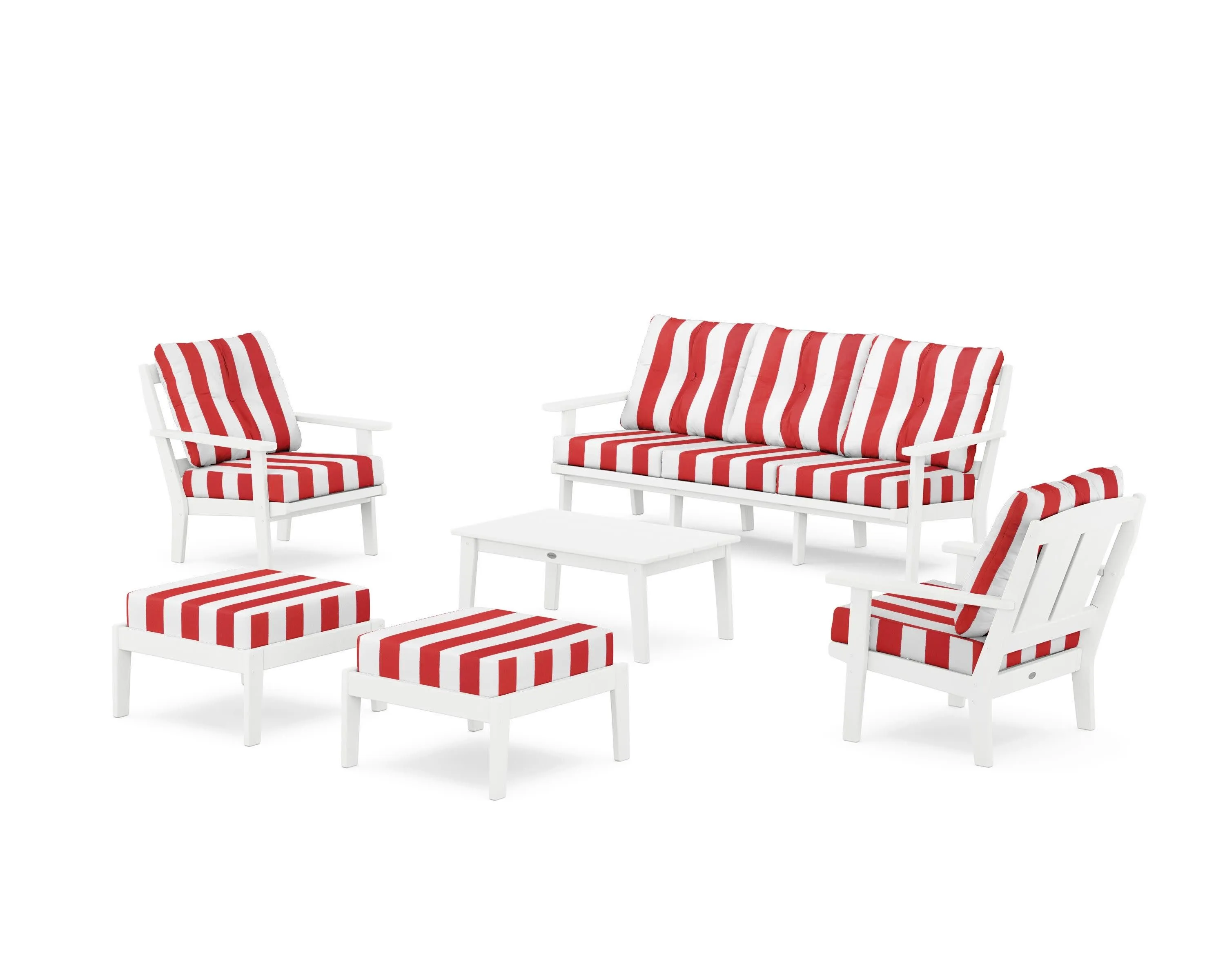 Mission 6-Piece Lounge Sofa Set