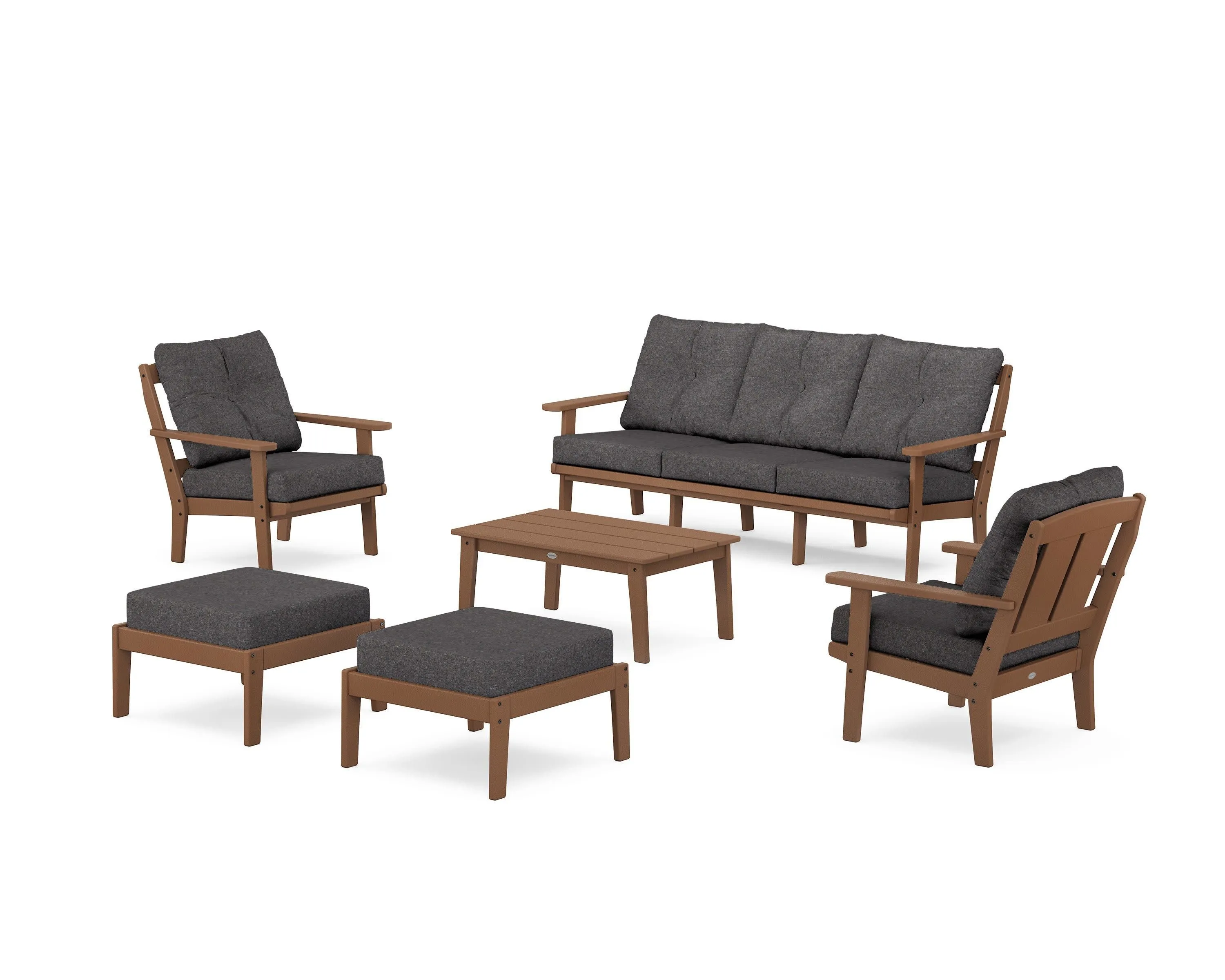 Mission 6-Piece Lounge Sofa Set