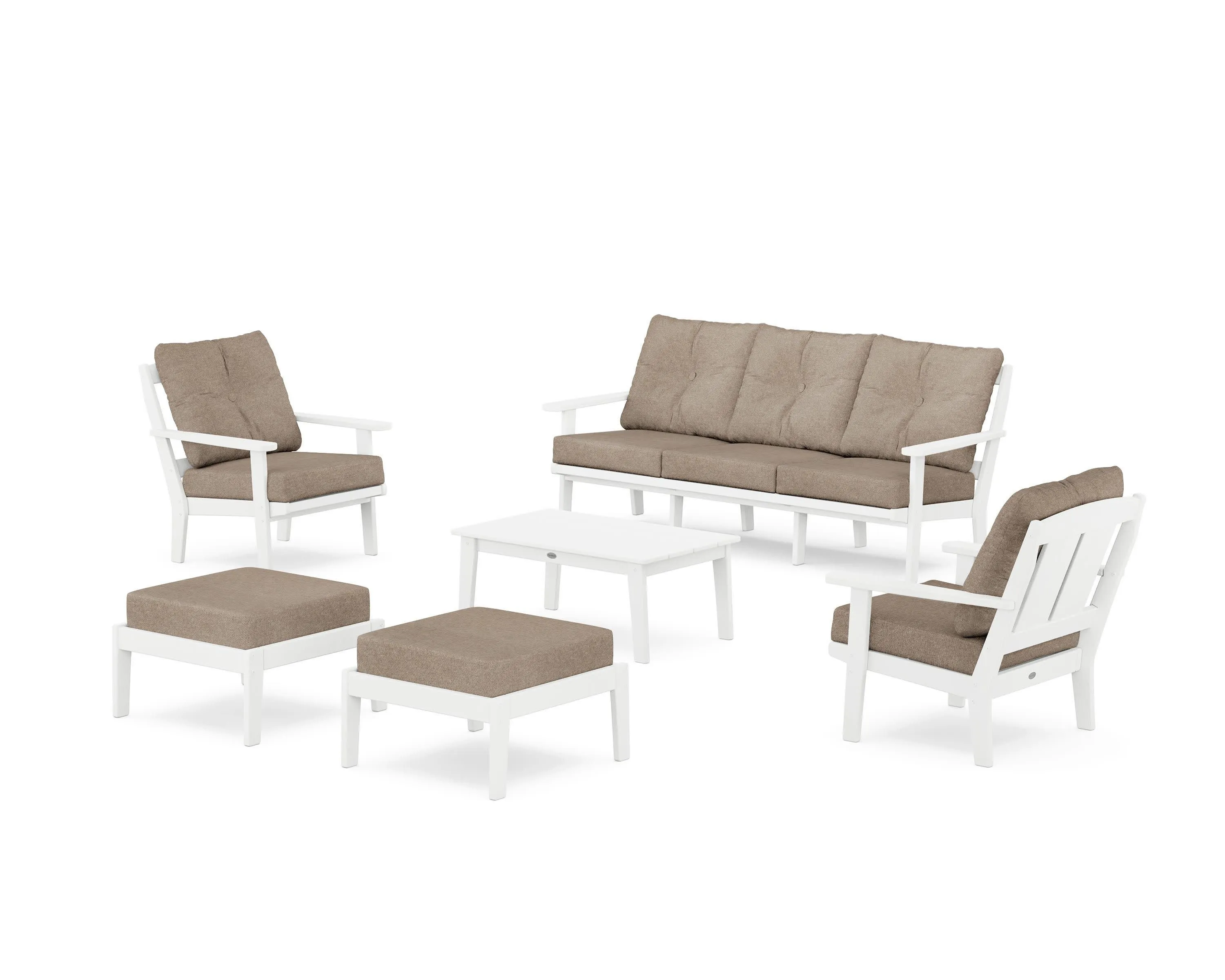 Mission 6-Piece Lounge Sofa Set